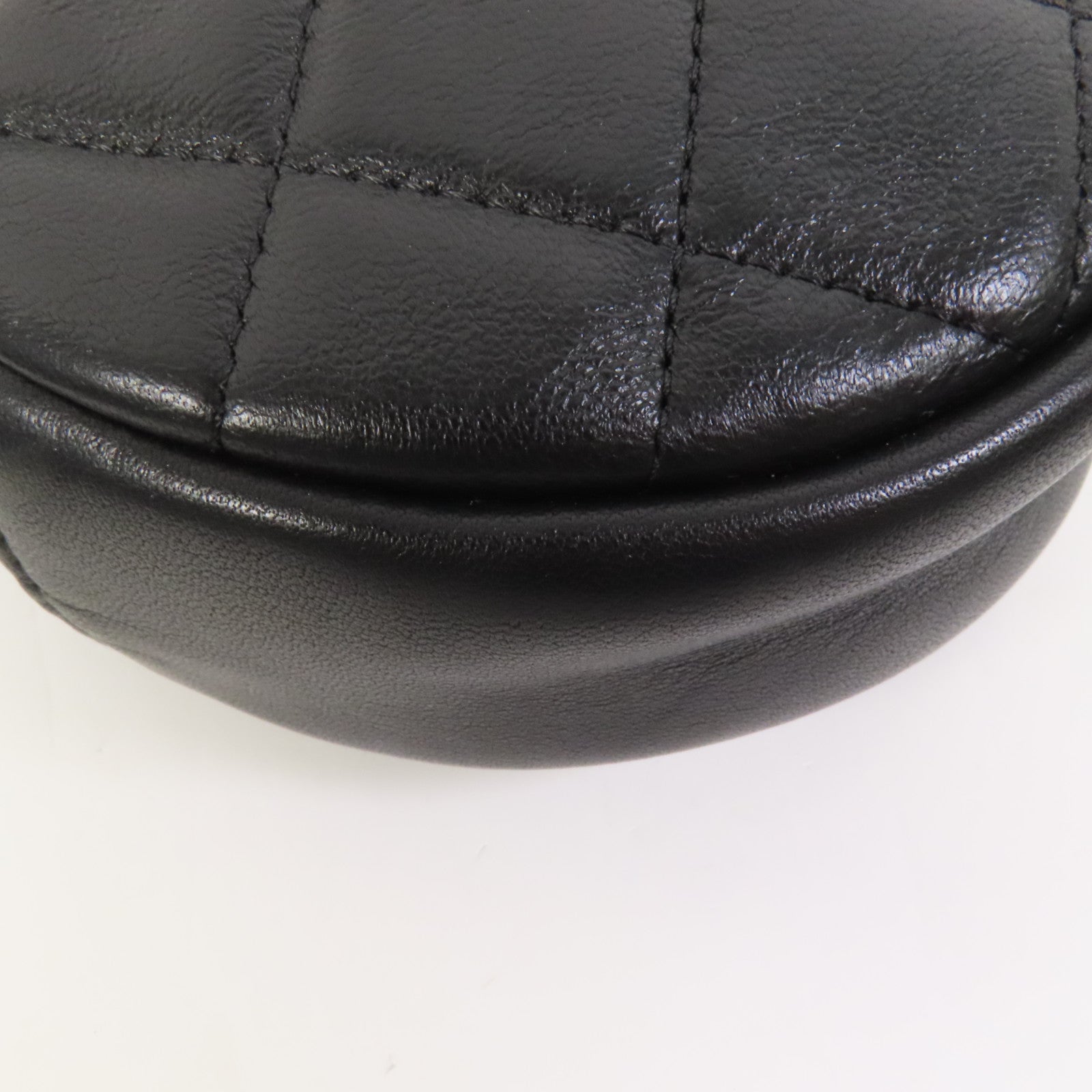 CHANEL 羊皮皮革Chain Shoulder金扣鏈帶肩背袋