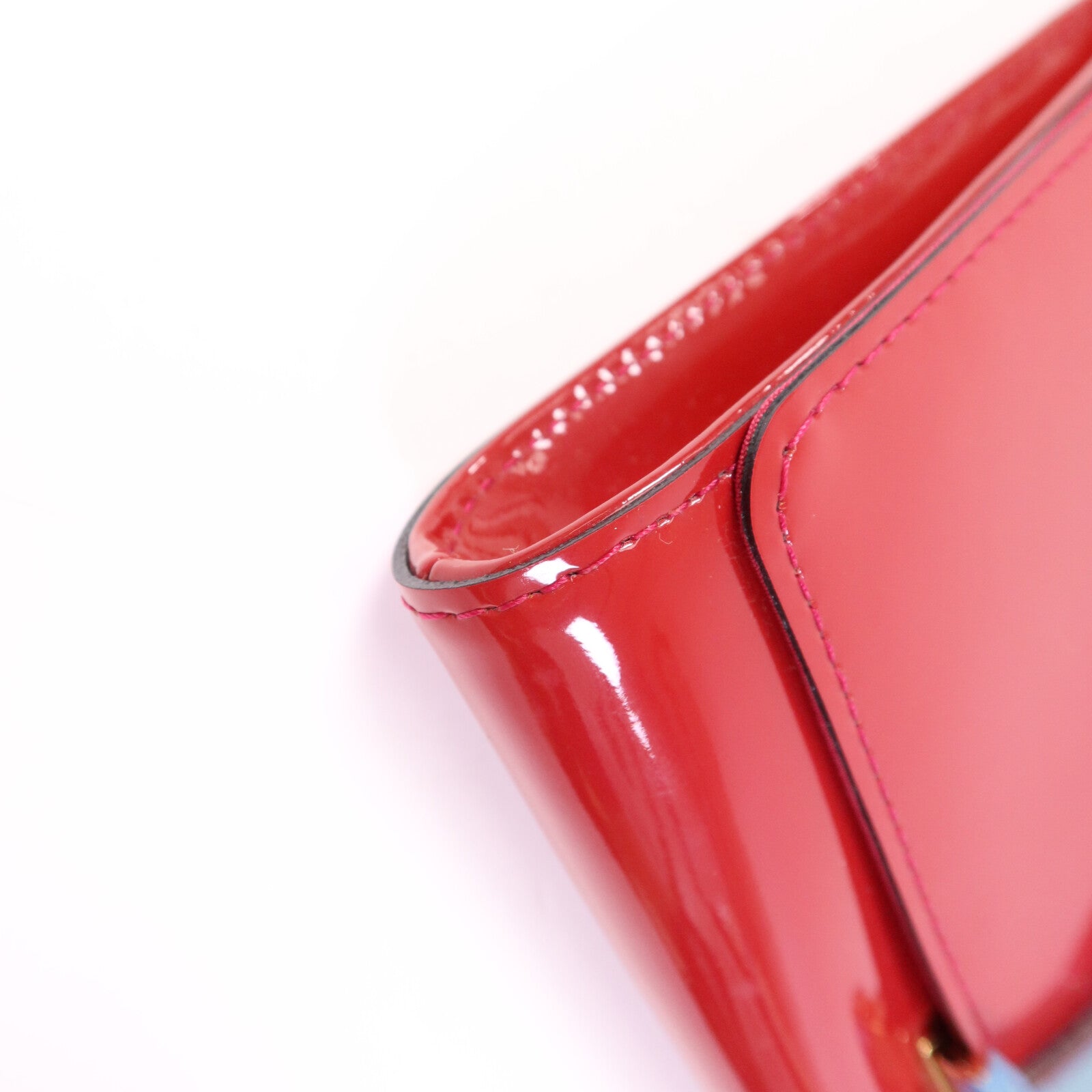 LOUIS VUITTON Monogram Vernis Louise EW金扣手拿包