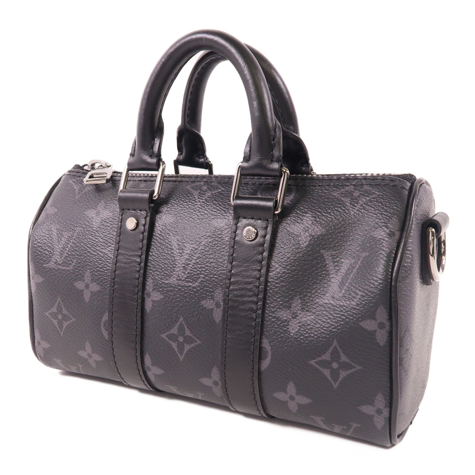 LOUIS VUITTON Monogram Eclipse Keepall XS手挽肩背兩用袋