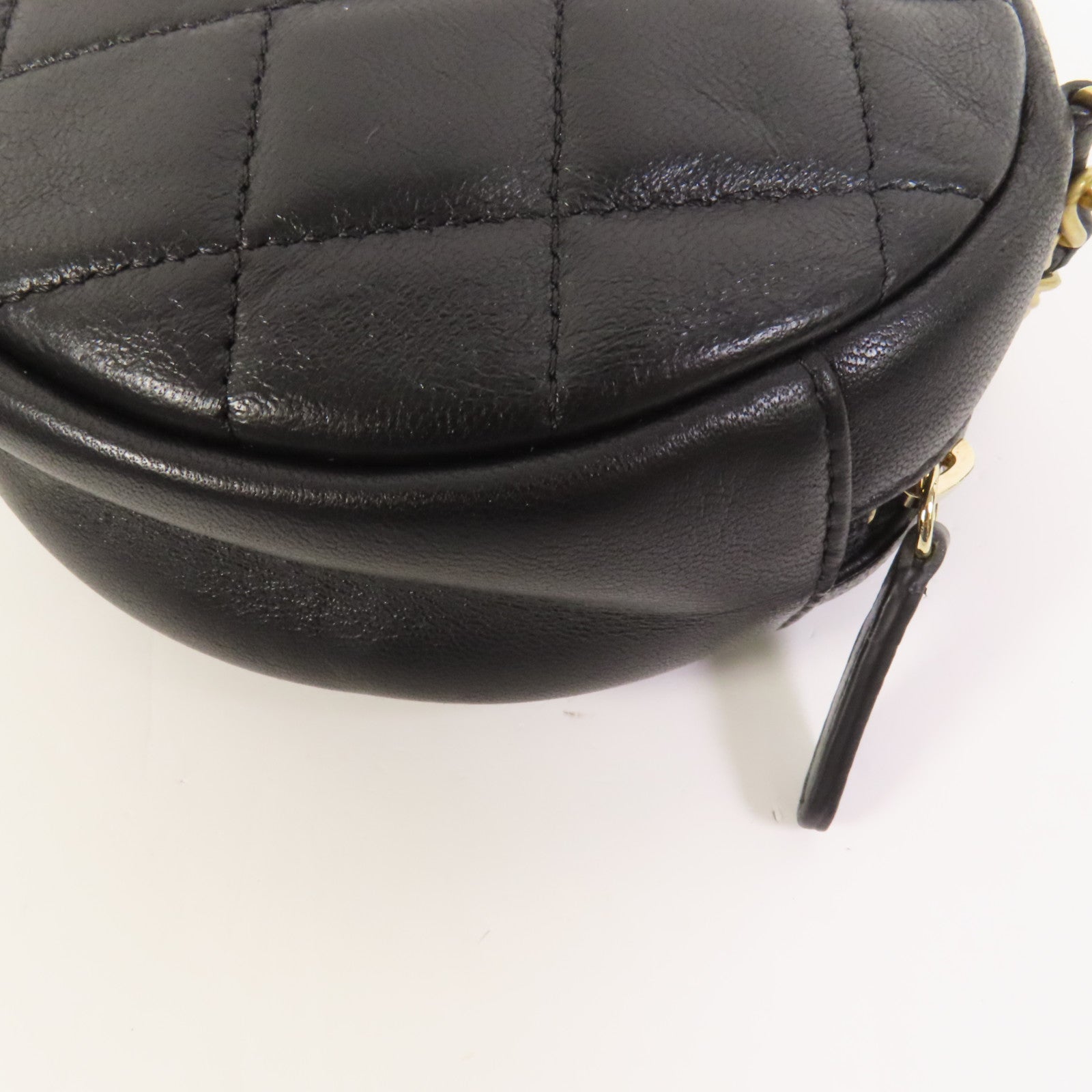 CHANEL 羊皮皮革Chain Shoulder金扣鏈帶肩背袋