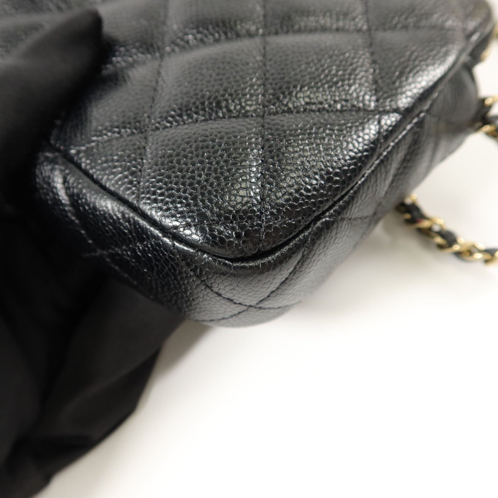 CHANEL 牛皮皮革Chain Shoulder鏈帶肩背袋
