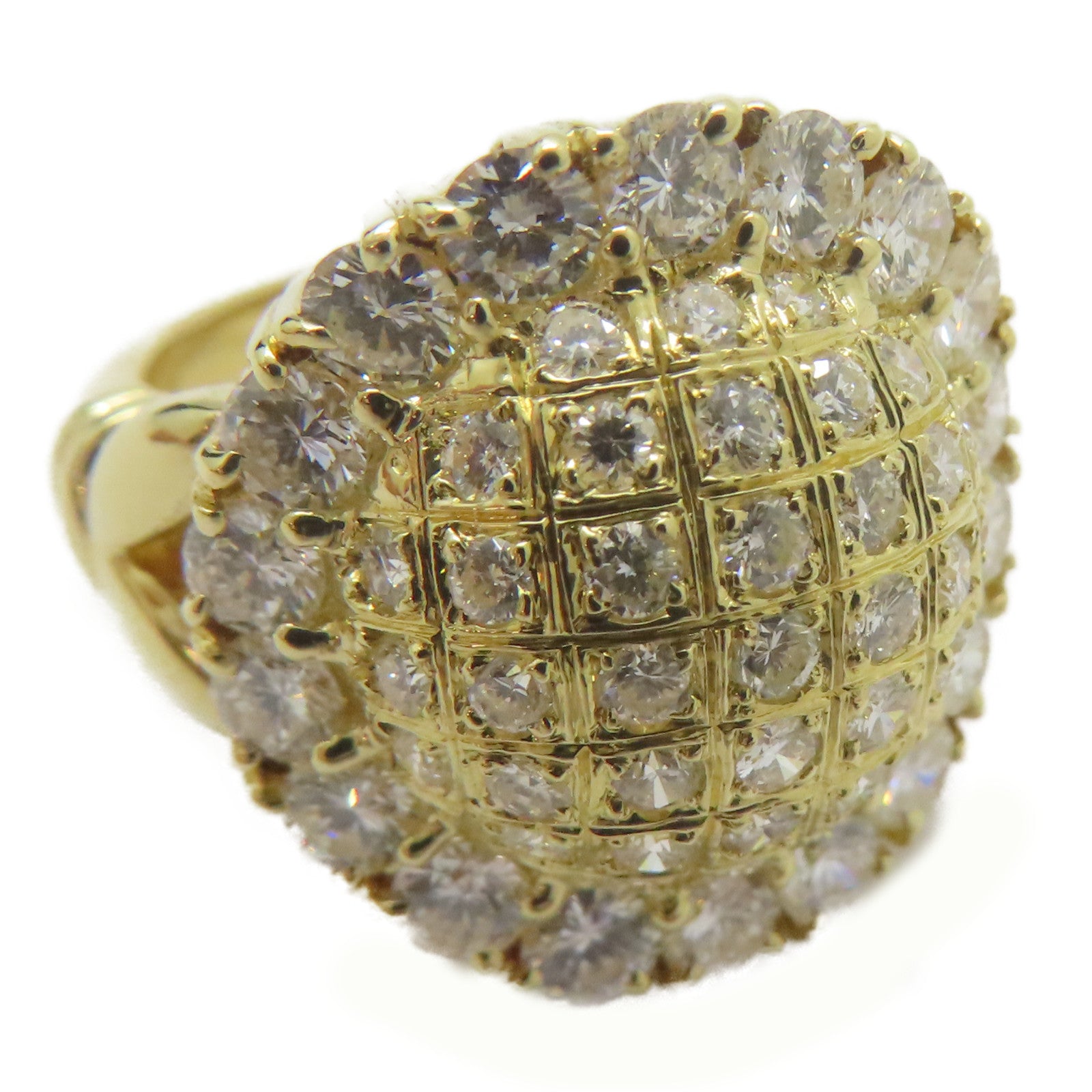 JEWELRY 【激減優惠】18K黃金Diamond Ring 2.63ct鑽石戒指US#6.75