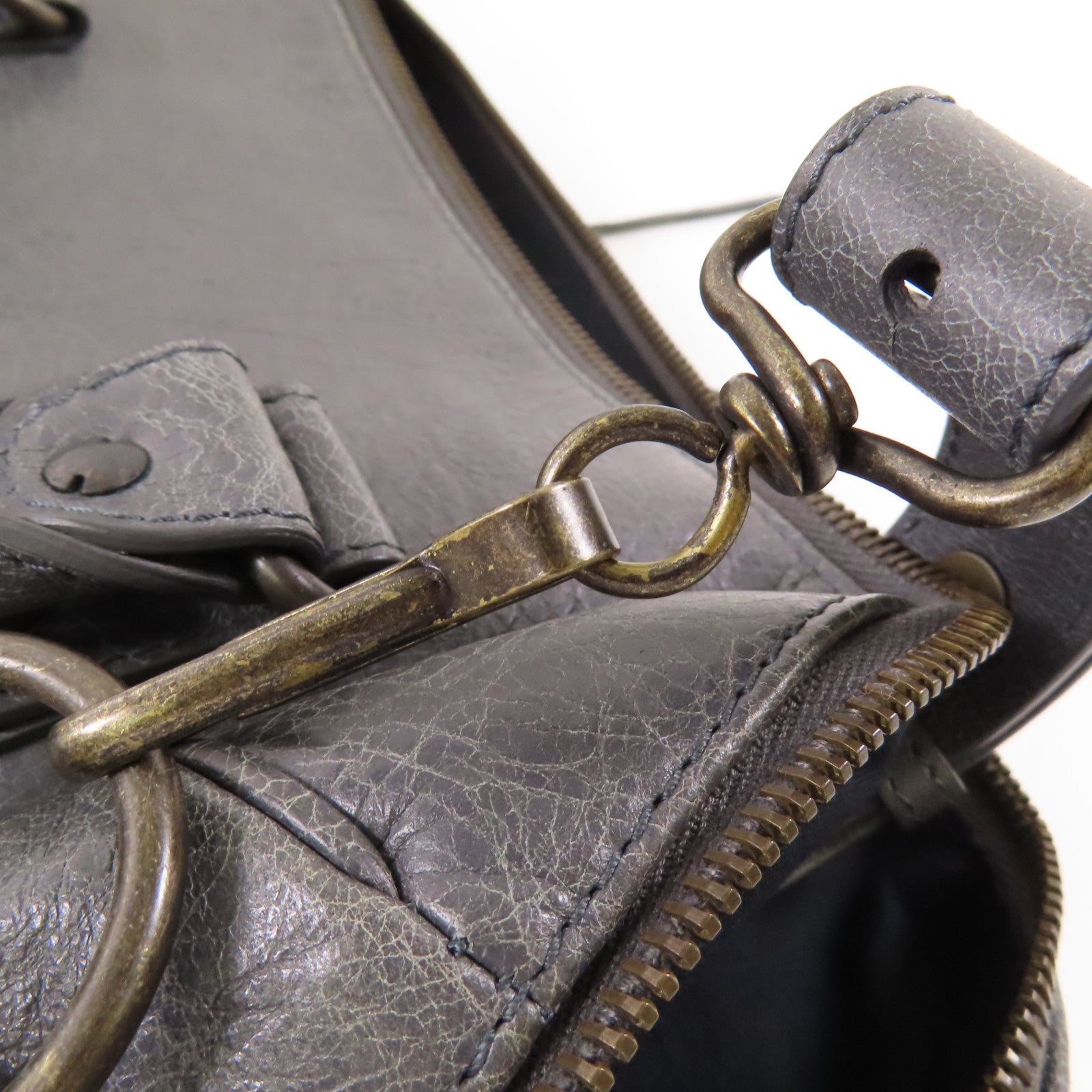 BALENCIAGA 牛皮皮革Polly Bag手挽肩背兩用袋