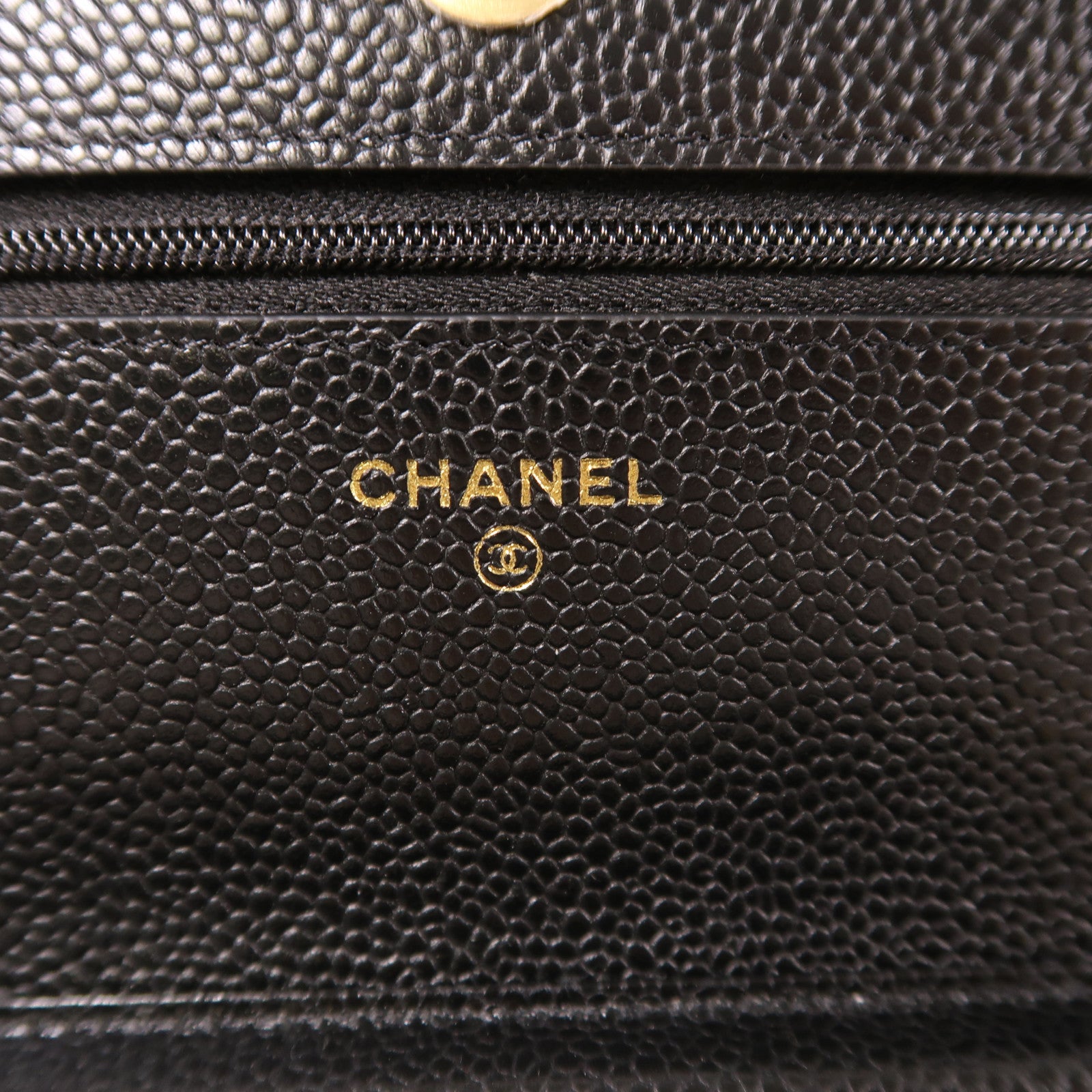 CHANEL 牛皮皮革WOC Wallet On Chain金扣鏈帶肩背袋