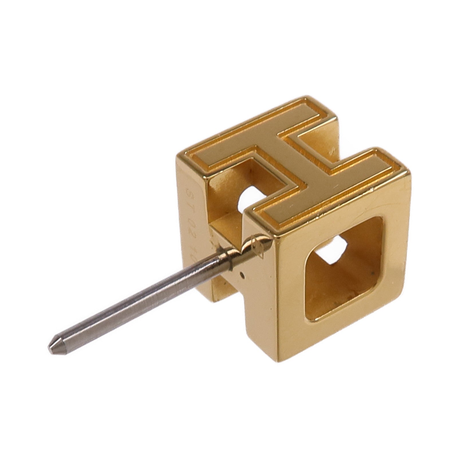 HERMES 金屬H Cube Earrings耳環