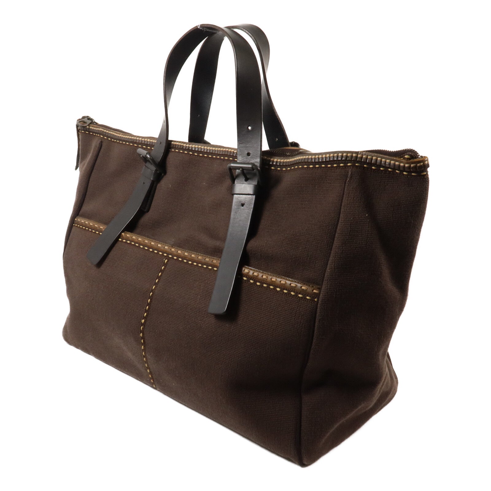 BOTTEGA VENETA 帆布Traveller Bag手挽袋
