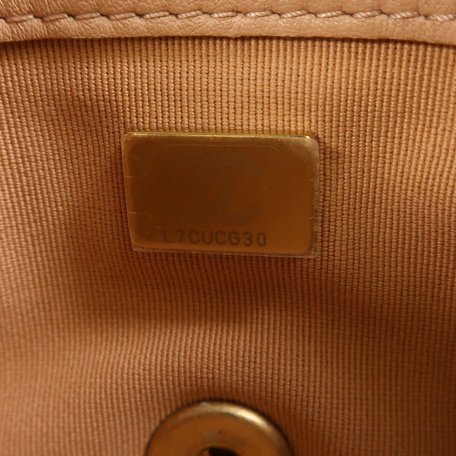 CHANEL 牛皮皮革2 Way Shoulder Bag金扣手挽肩背兩用袋