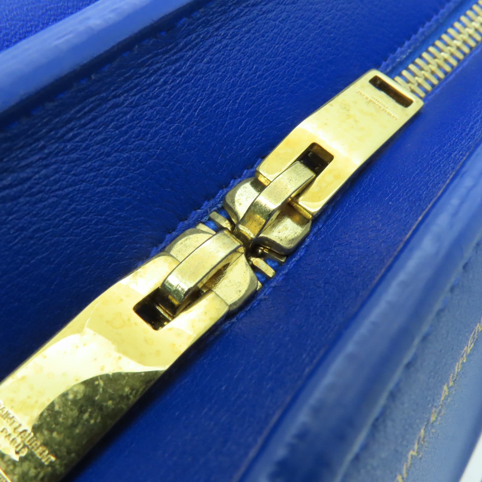 SAINT LAURENT 【激減優惠】牛皮皮革2 Way Shoulder Bag金扣手挽肩背兩用袋藍色