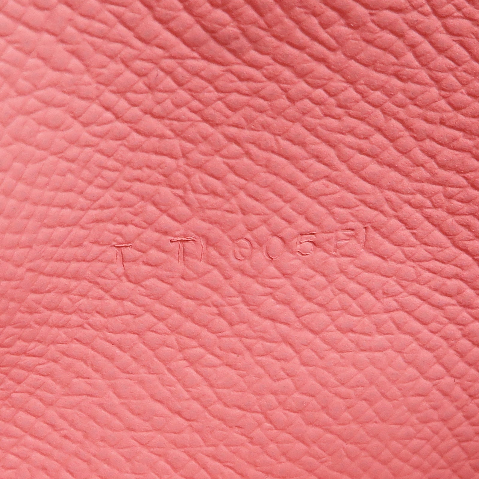 HERMES Epsom皮革Bearn W Snap銀扣長錢包Rose confetti