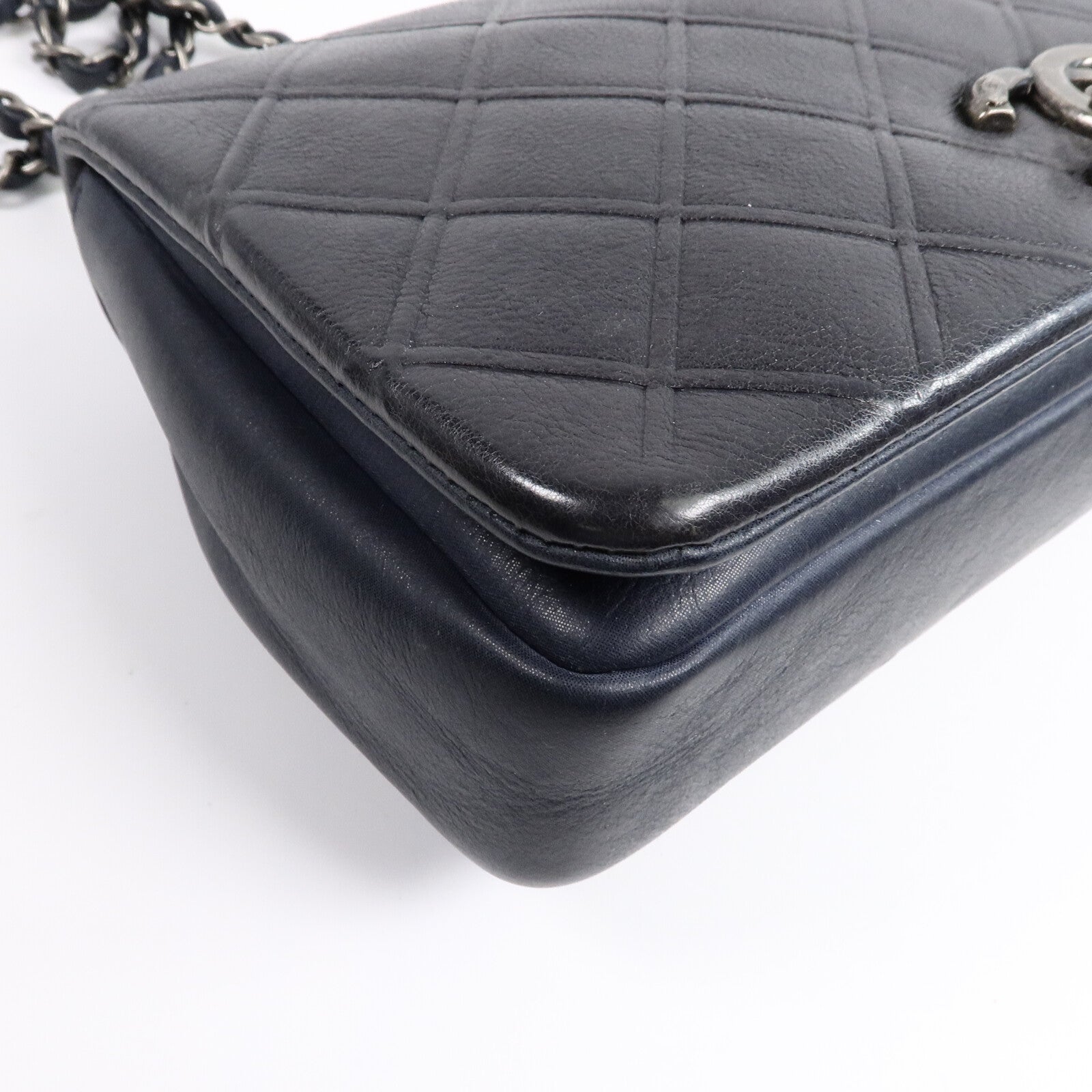 CHANEL 牛皮皮革Chain Shoulder Bag鏈帶肩背袋
