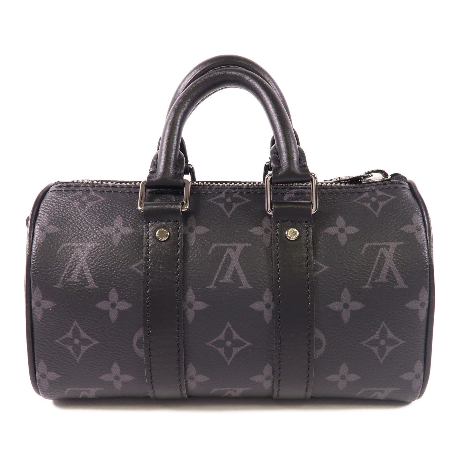 LOUIS VUITTON Monogram Eclipse Keepall XS手挽肩背兩用袋
