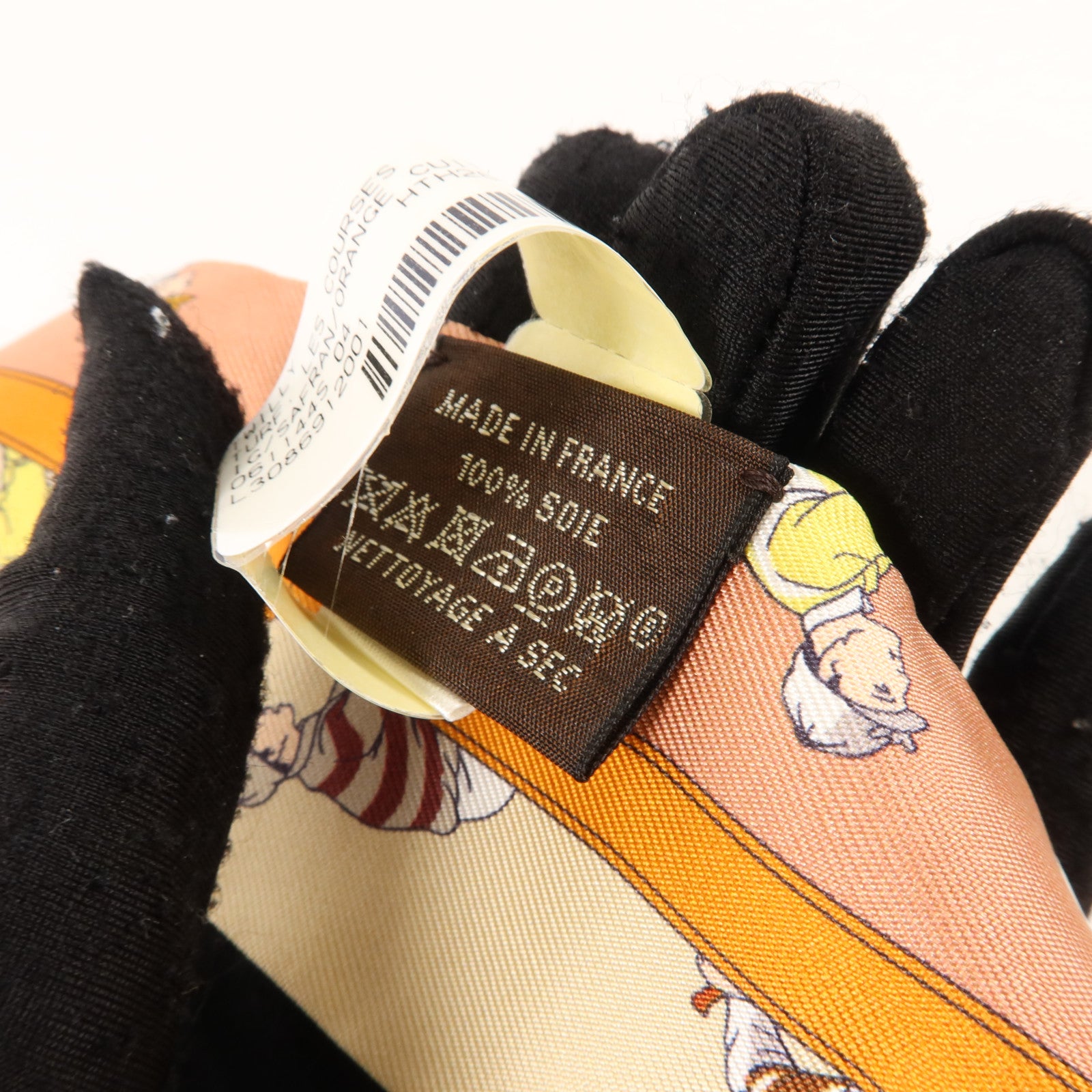 HERMES 絲質Twilly絲巾