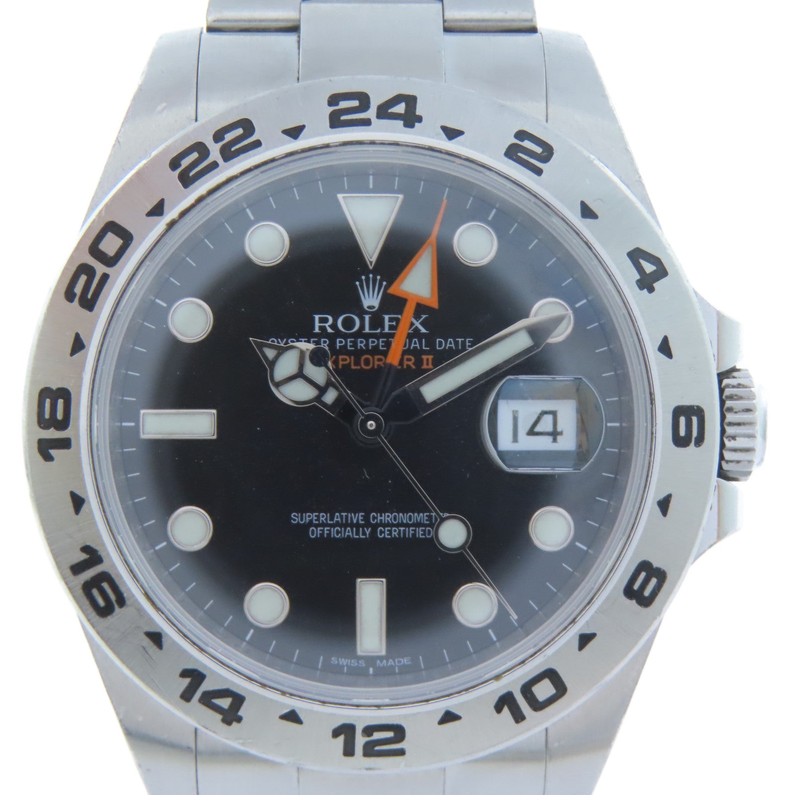 ROLEX Exporer II不鏽鋼手錶自動機芯黑色