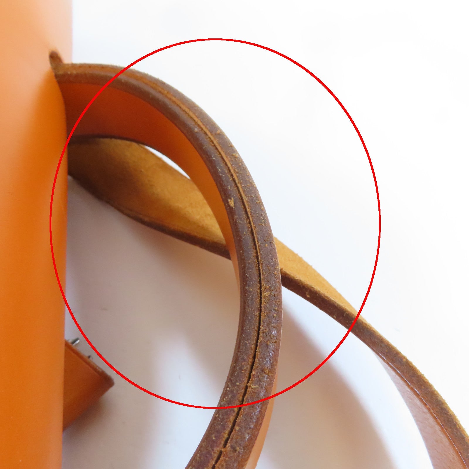 HERMES 帆布Herbag GM銀扣手挽肩背兩用袋米色