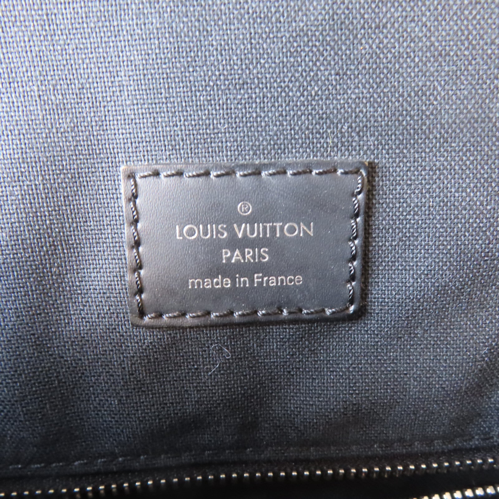 LOUIS VUITTON Damier Graphite Chistopher PM銀扣背包黑色