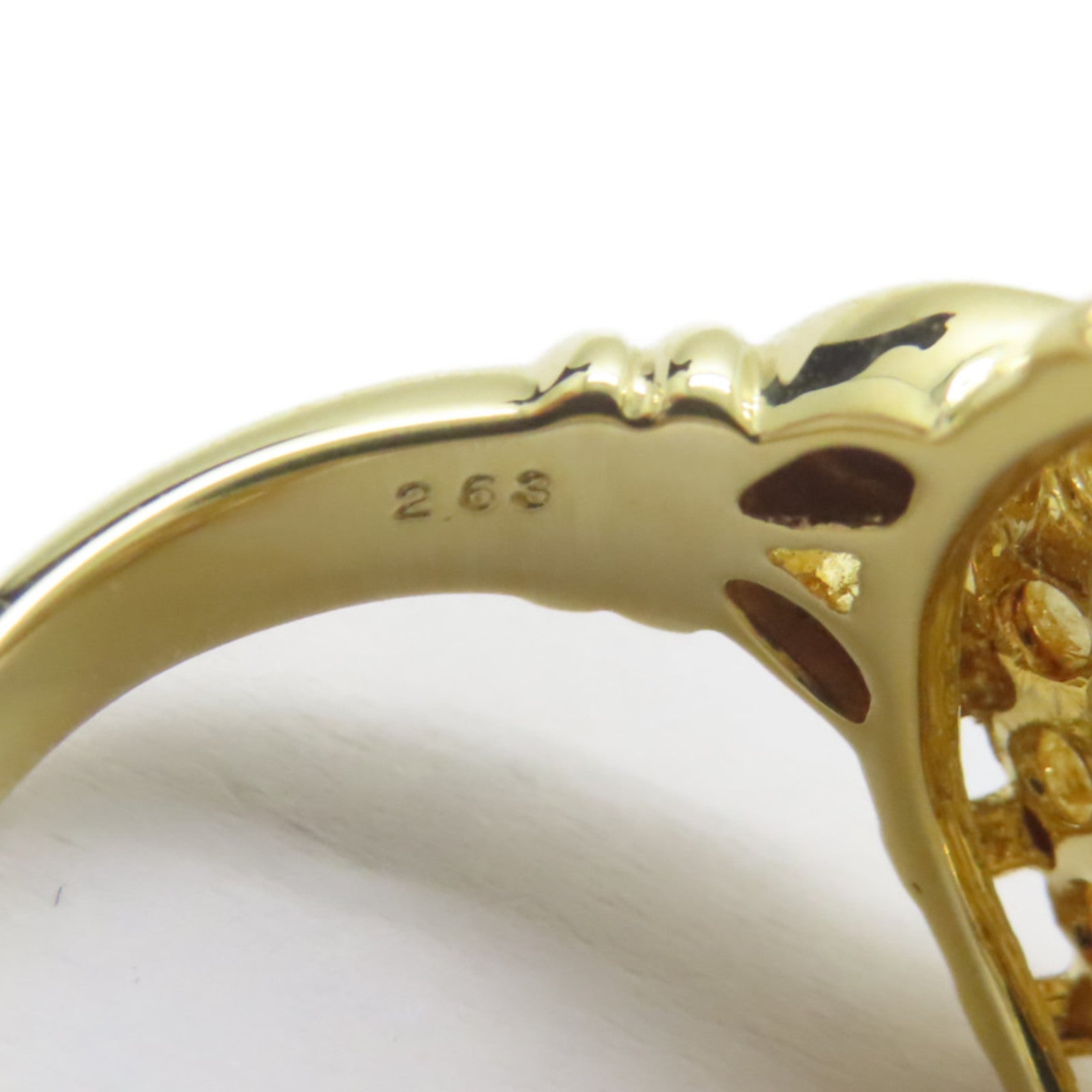 JEWELRY 【激減優惠】18K黃金Diamond Ring 2.63ct鑽石戒指US#6.75