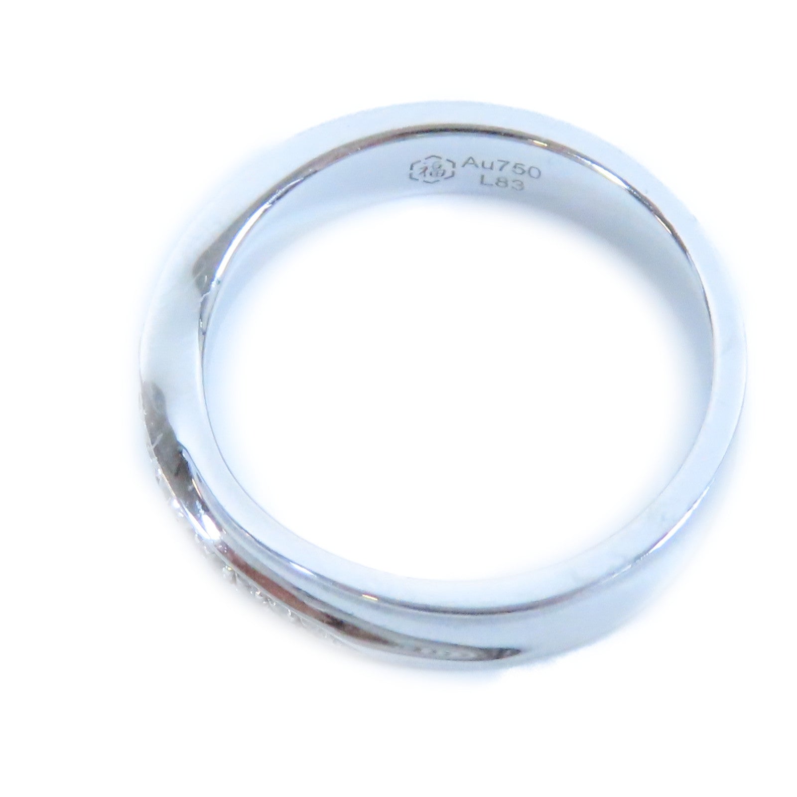 JEWELRY **【激減優惠】18K白金Diamond Ring 0.132ct鑽石戒指US#4.75
