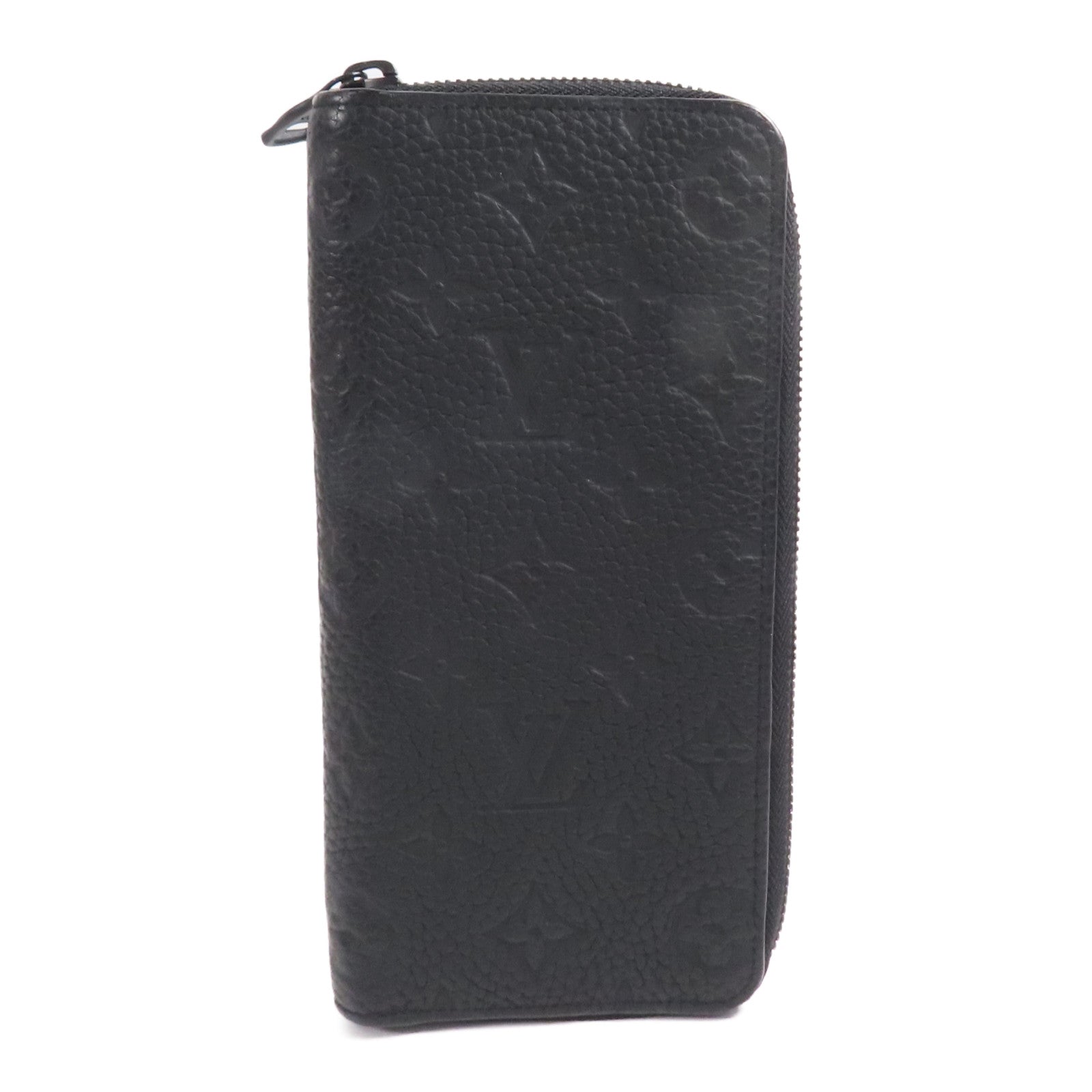 LOUIS VUITTON Monogram Taurillon Zippy Vertical Wallett長錢包