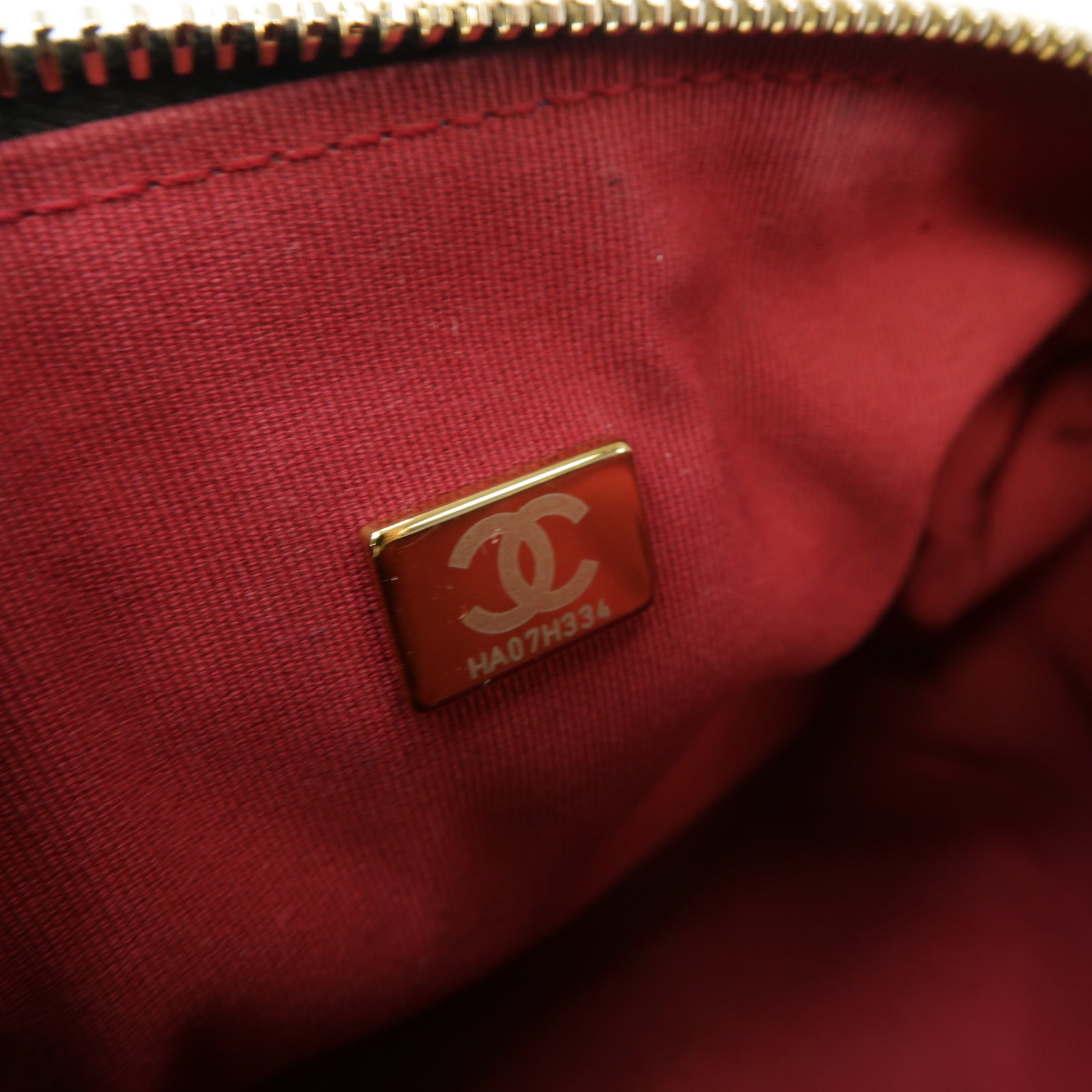 CHANEL 菱格羊皮皮革Bowling Chain Shoulder Bag金扣鏈帶肩背袋黑色