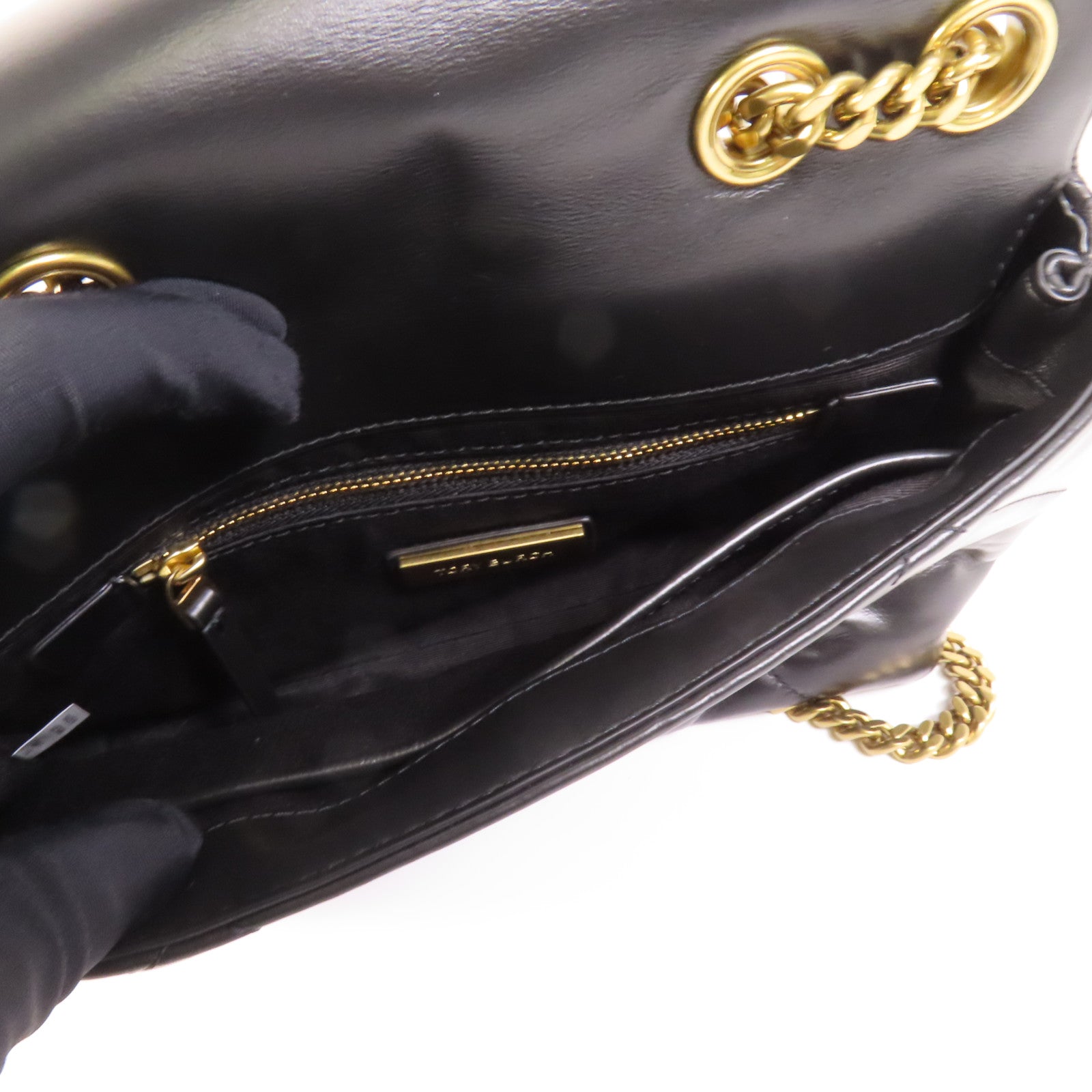 Tory Burch 皮革Shoulder Bag金扣肩背袋