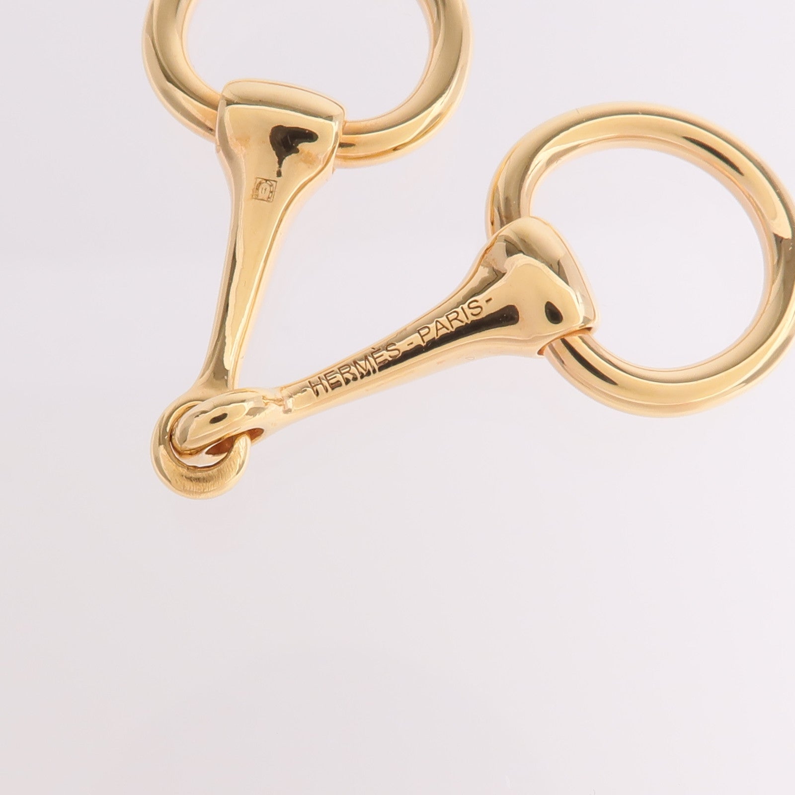 HERMES 金屬Mini Mors Twilly Ring絲巾扣