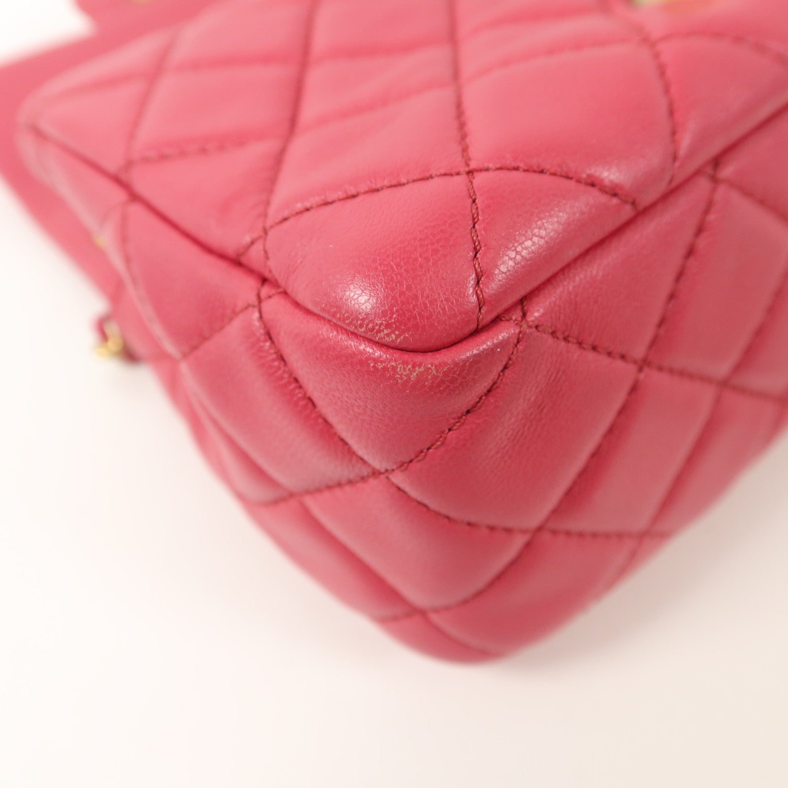 CHANEL 羊皮皮革Mini Classic 17鏈帶肩背袋
