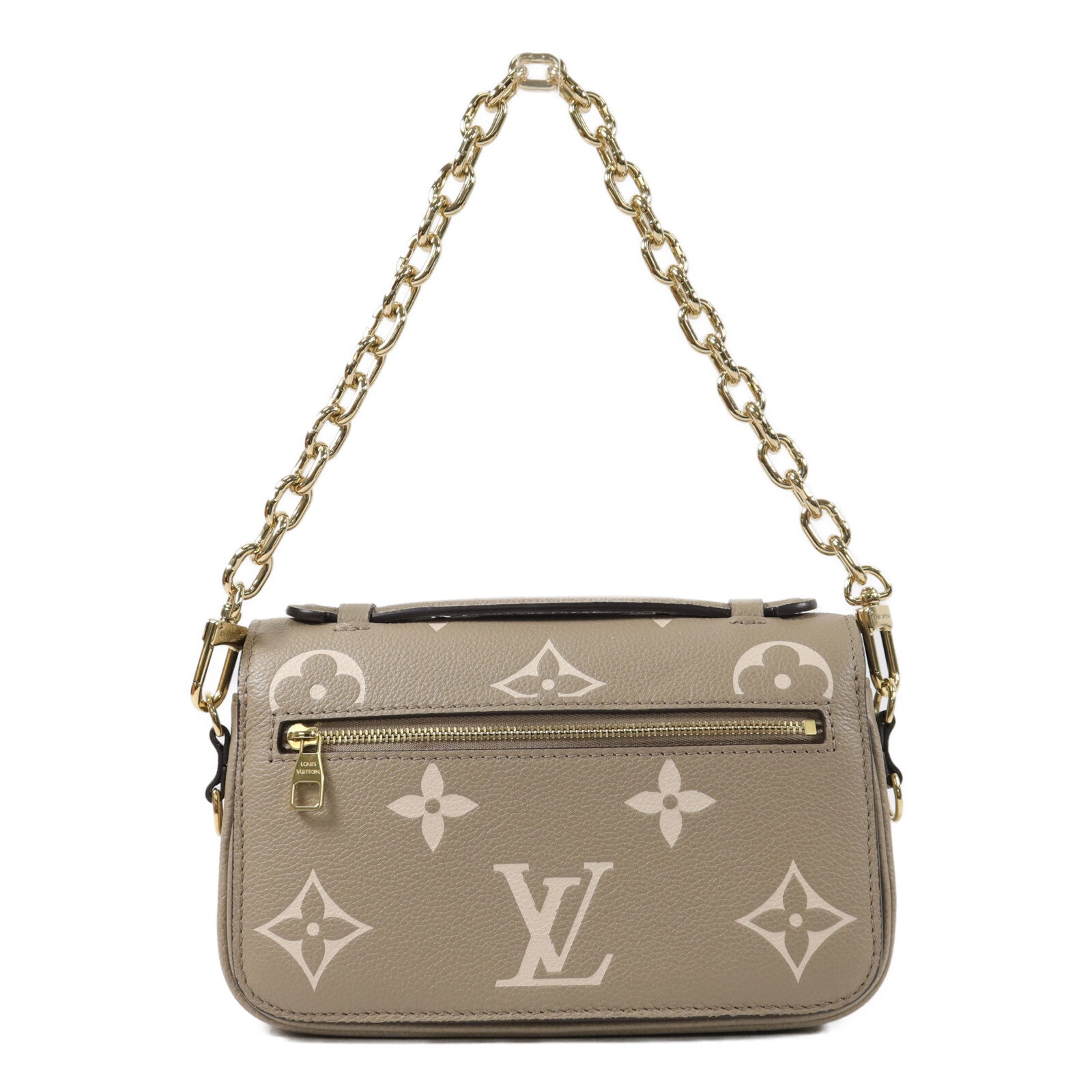 LOUIS VUITTON Monogram Empreinte Pochette Metis East West手挽肩背兩用袋