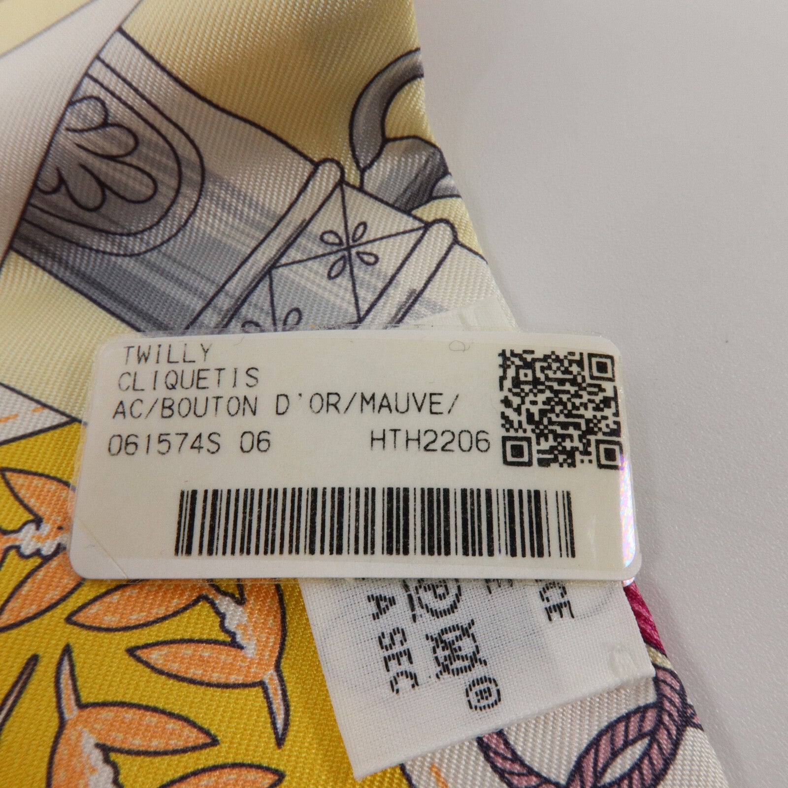 HERMES 絲質Twilly絲巾