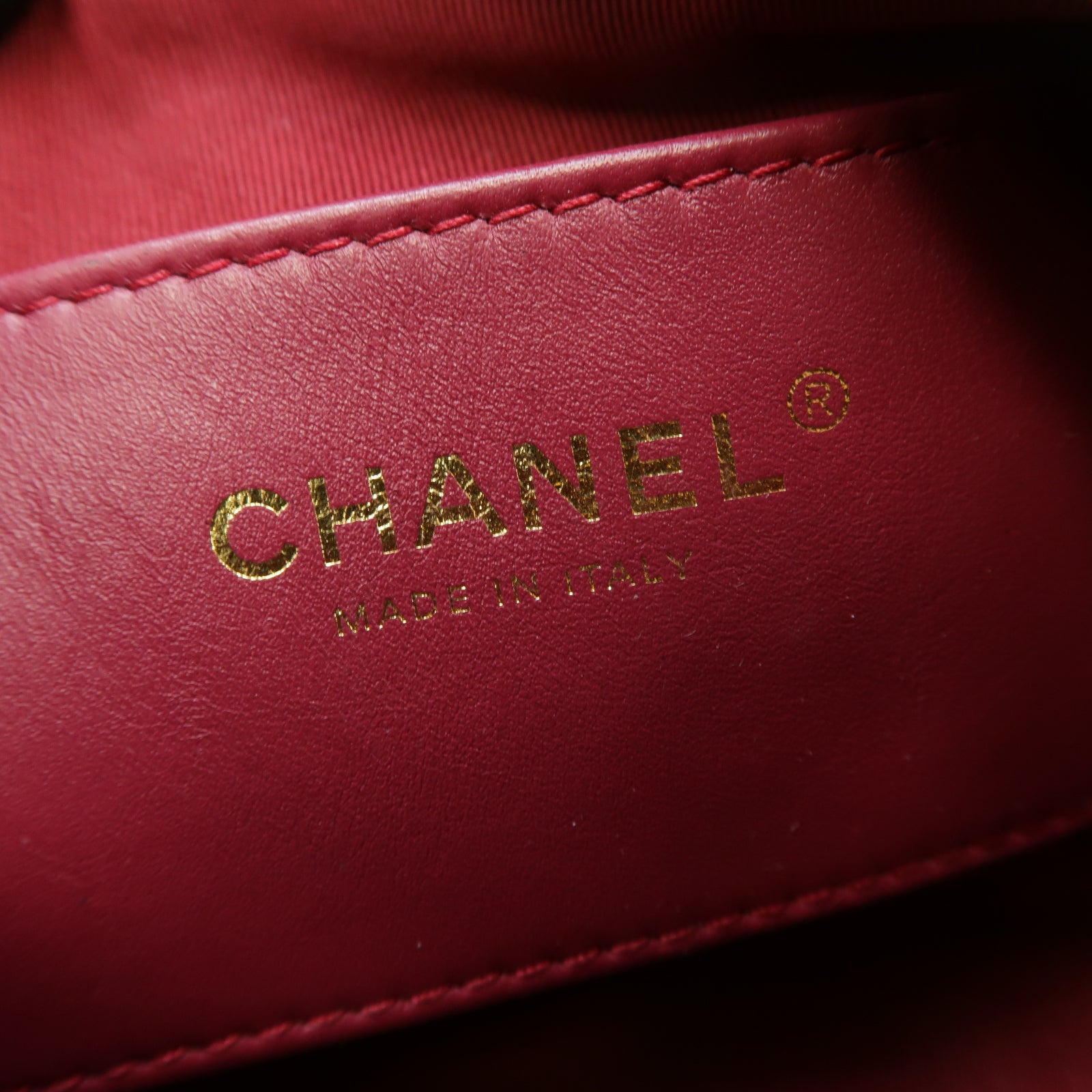CHANEL 菱格羊皮皮革Bowling Chain Shoulder Bag金扣鏈帶肩背袋黑色