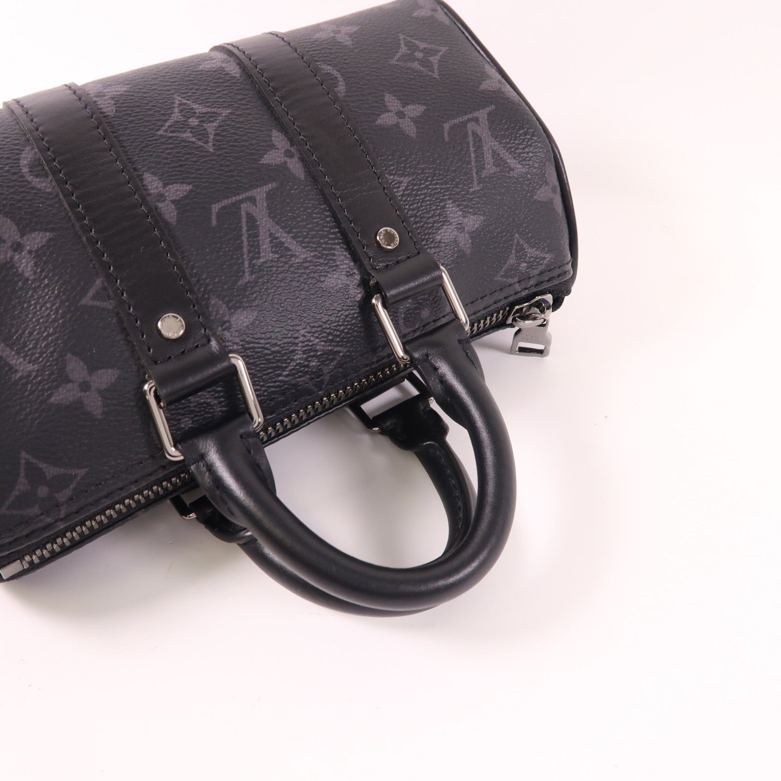 LOUIS VUITTON Monogram Eclipse Keepall XS手挽肩背兩用袋
