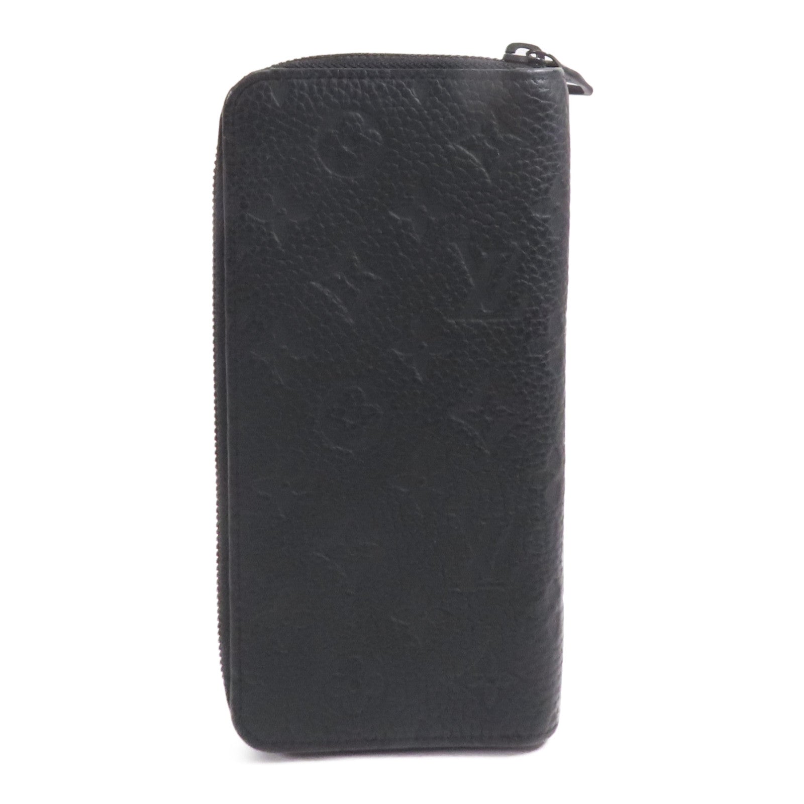 LOUIS VUITTON Monogram Taurillon Zippy Vertical Wallett長錢包