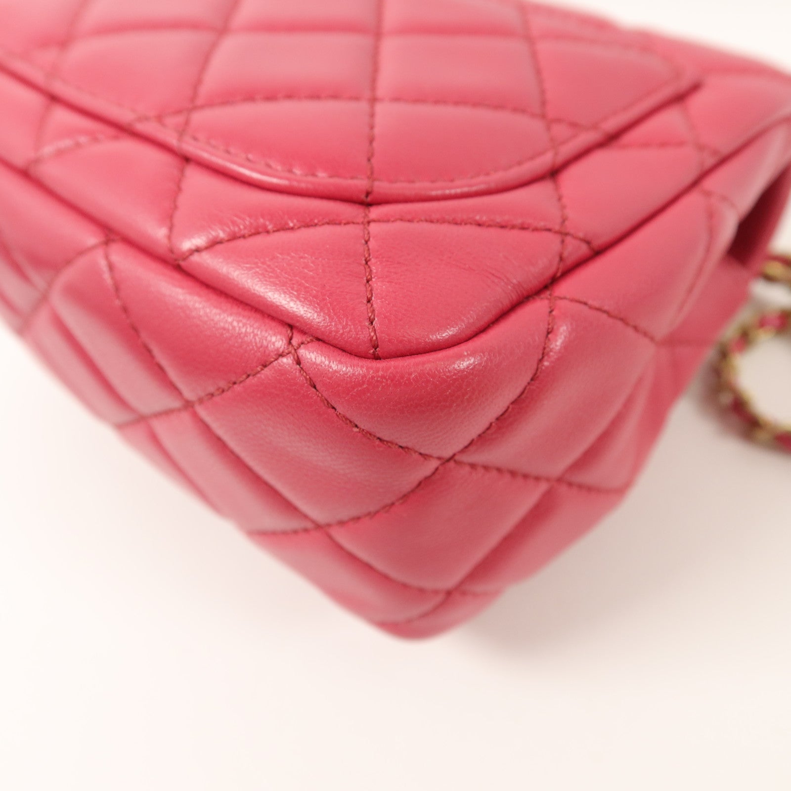 CHANEL 羊皮皮革Mini Classic 17鏈帶肩背袋