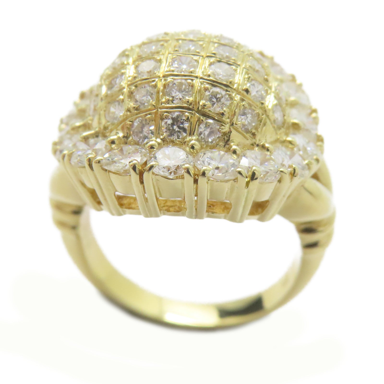 JEWELRY 【激減優惠】18K黃金Diamond Ring 2.63ct鑽石戒指US#6.75