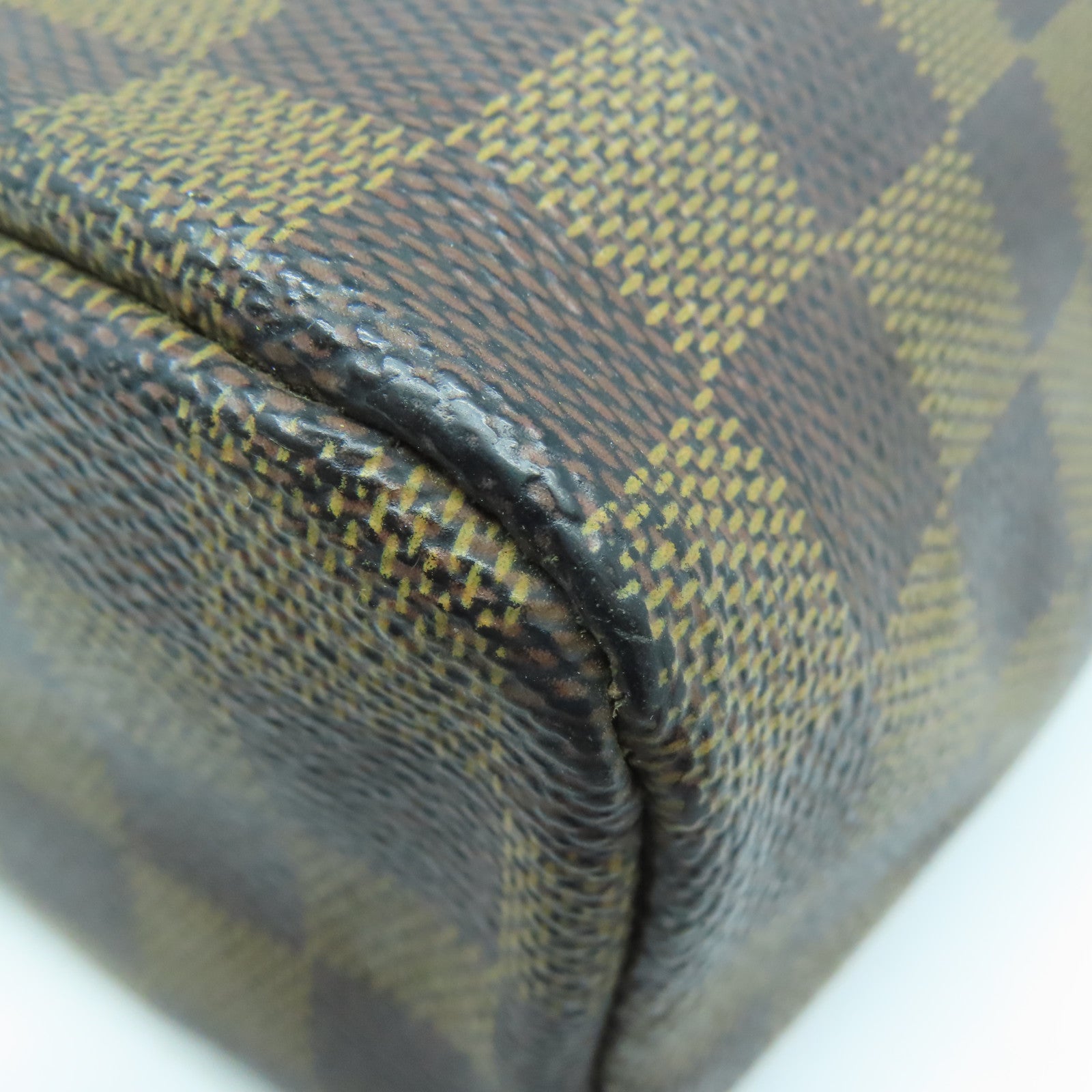 LOUIS VUITTON 【激減優惠】Damier Ebene Olav PM金扣肩背袋啡色