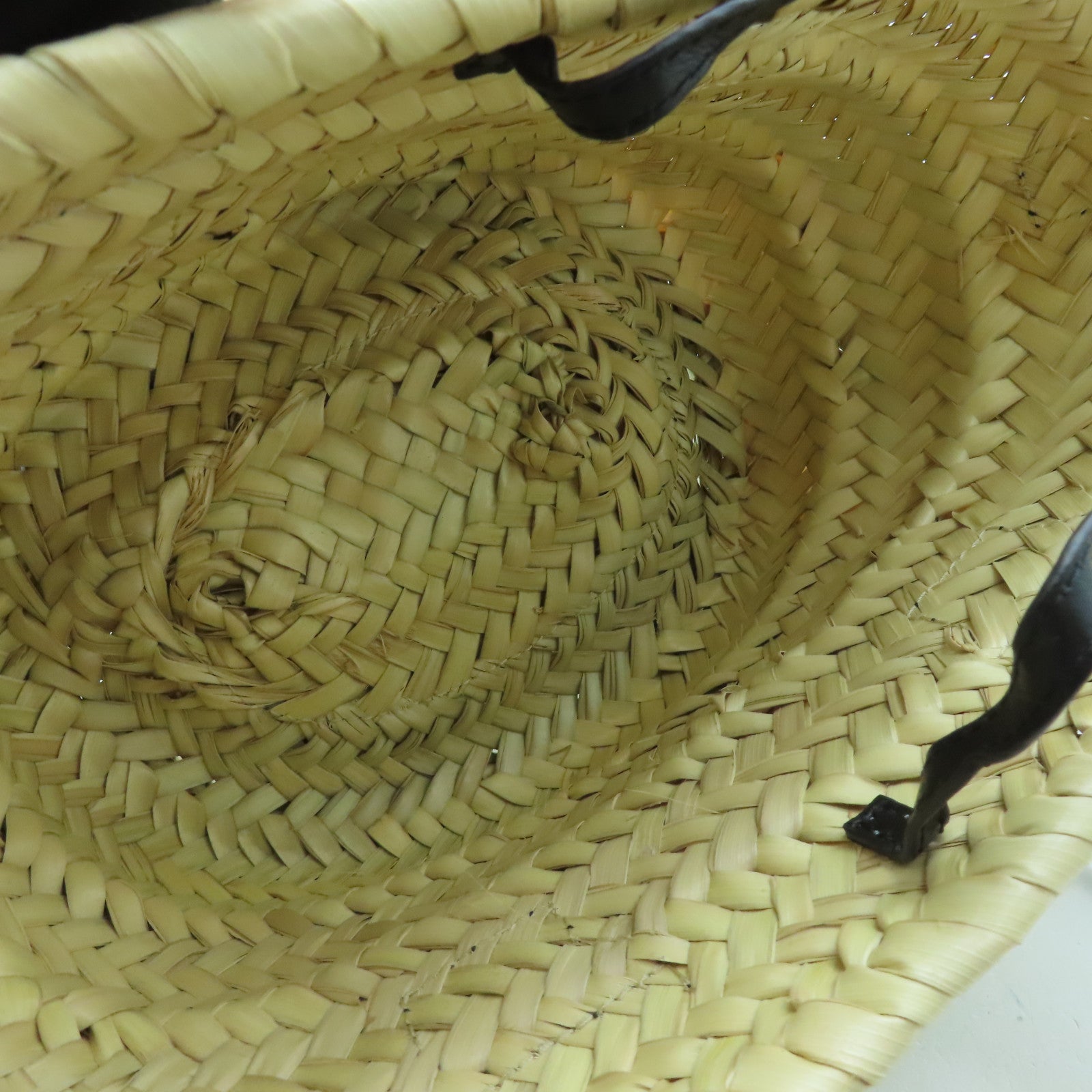 Chloe 牛皮皮革/酒椰Sense Small Basket銀扣手挽肩背兩用袋米色/黑色