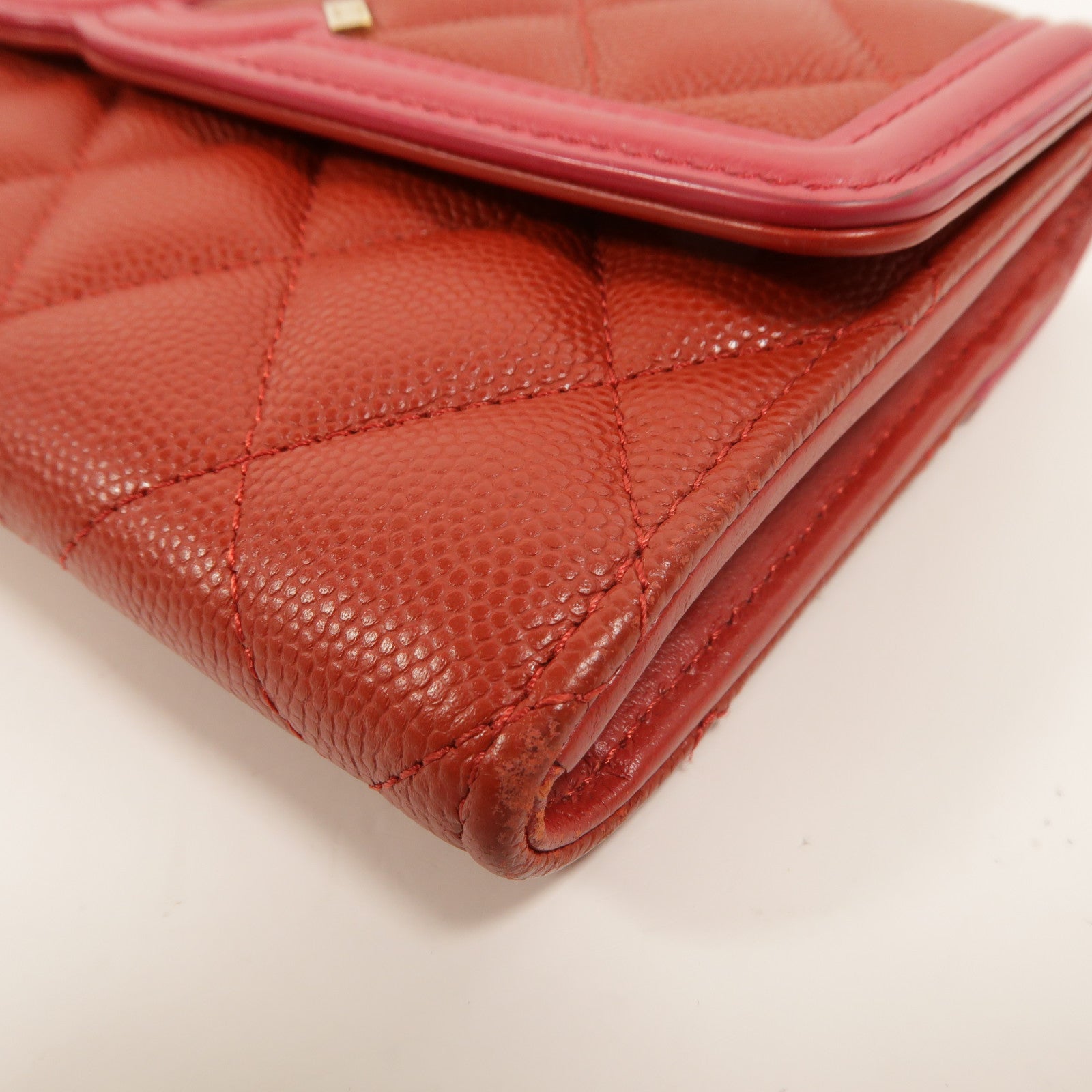 CHANEL 牛皮皮革CC Filigree Flap Wallet長錢包