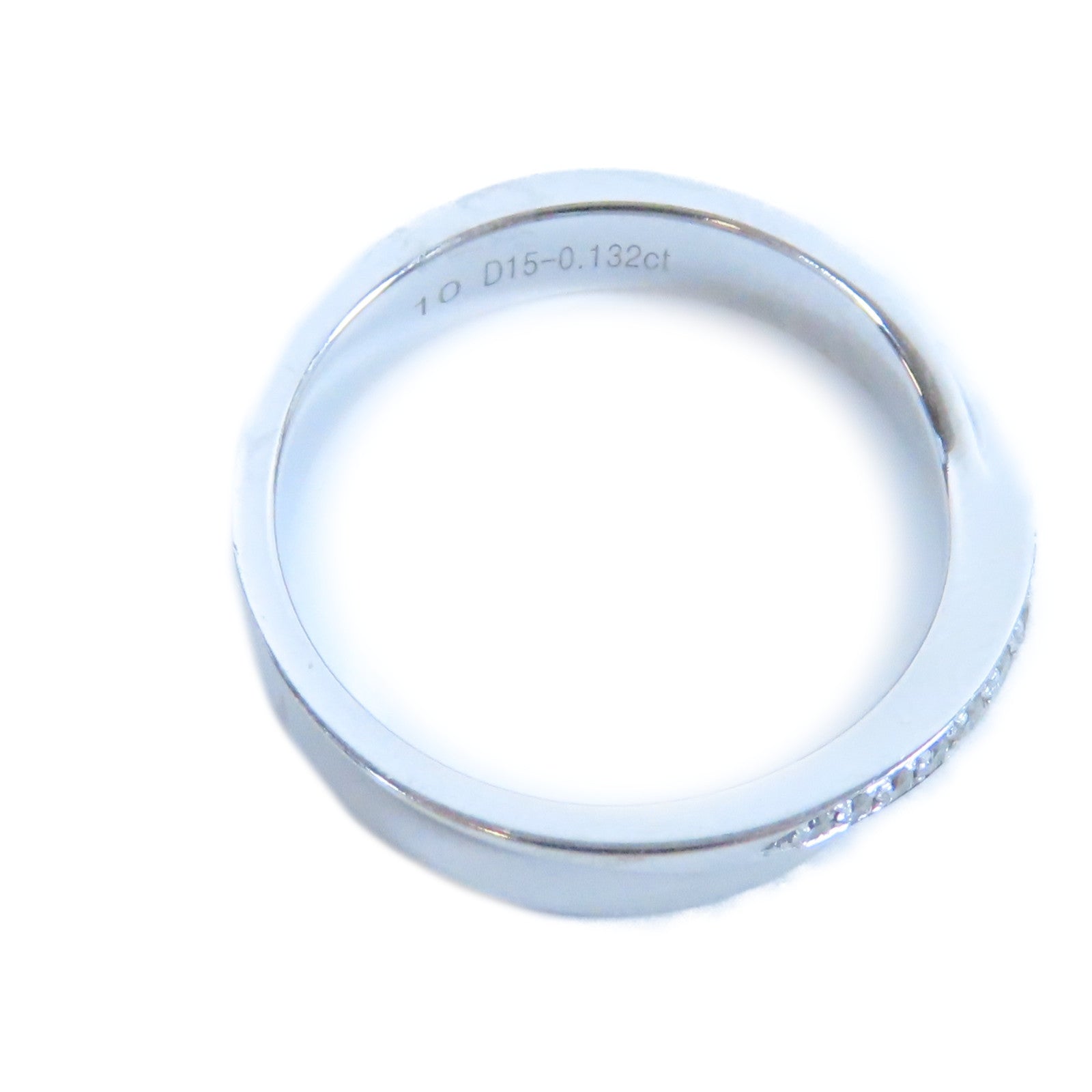 JEWELRY **【激減優惠】18K白金Diamond Ring 0.132ct鑽石戒指US#4.75