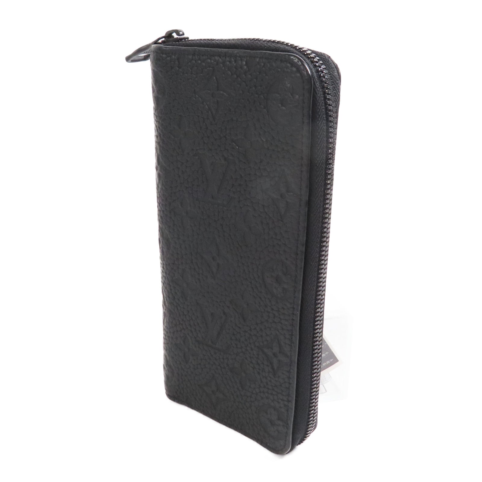 LOUIS VUITTON Monogram Taurillon Zippy Vertical Wallett長錢包