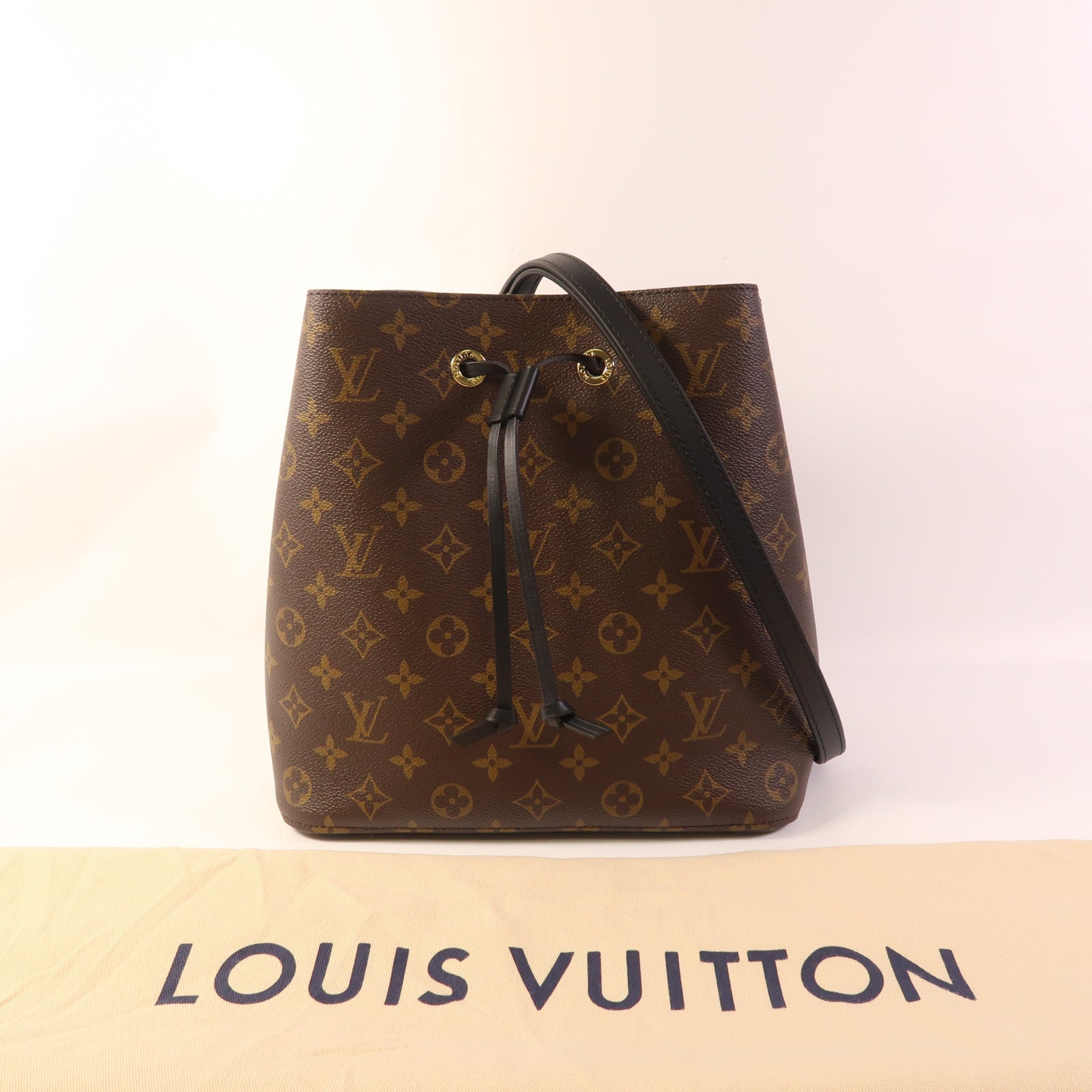 LOUIS VUITTON Monogram Neo Noe MM金扣肩背袋