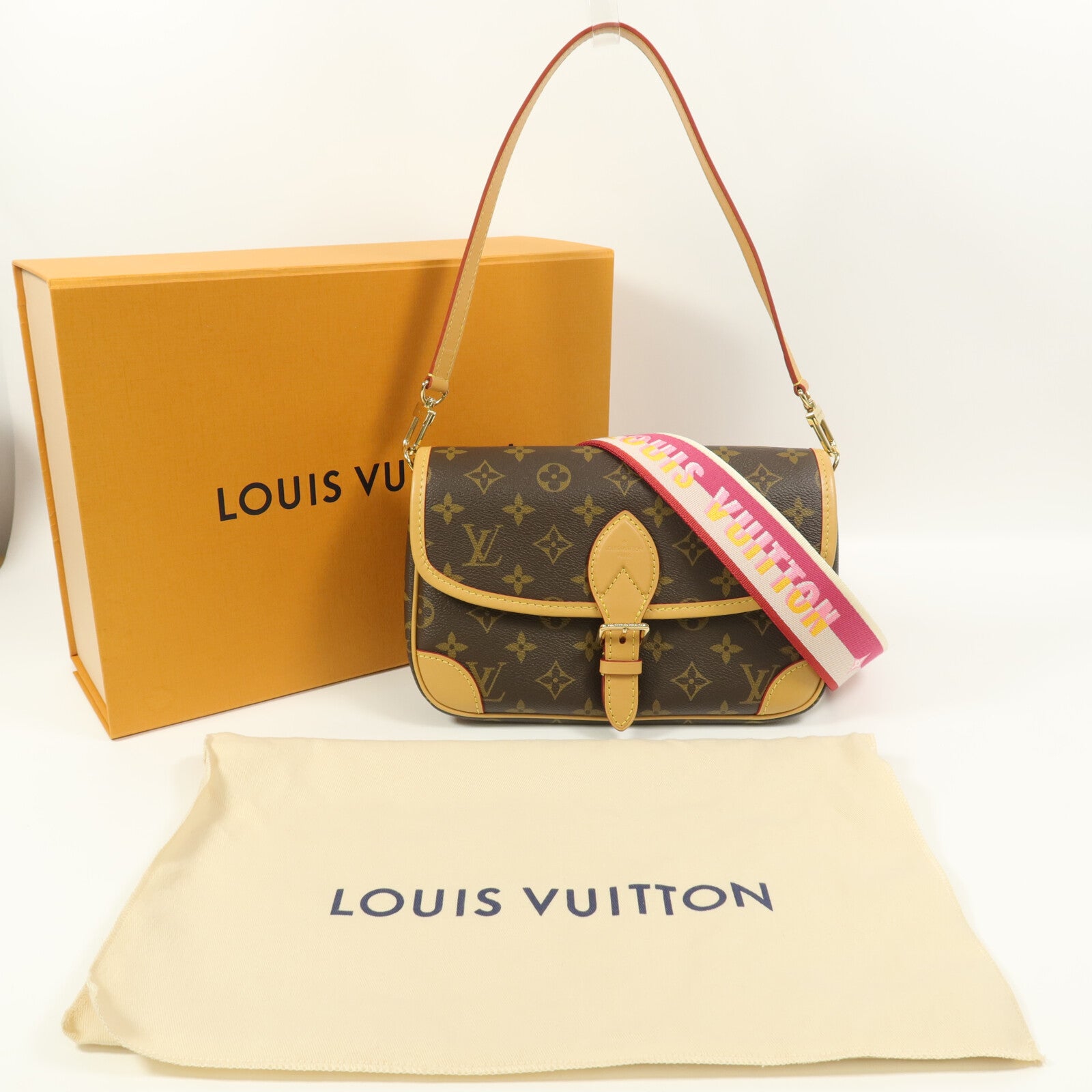LOUIS VUITTON Monogram Diane手挽肩背兩用袋