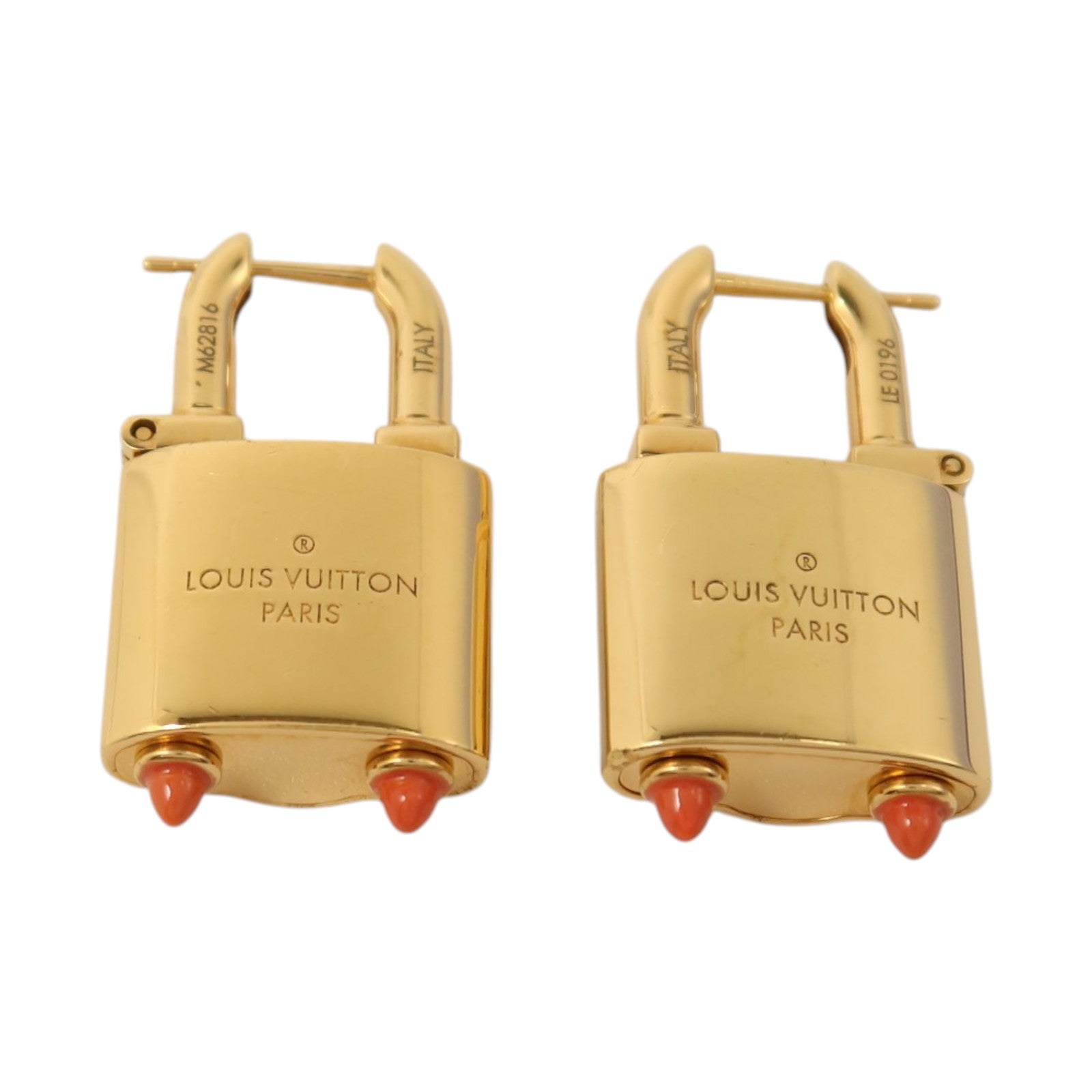 LOUIS VUITTON 金屬Lock Me Earrings耳環