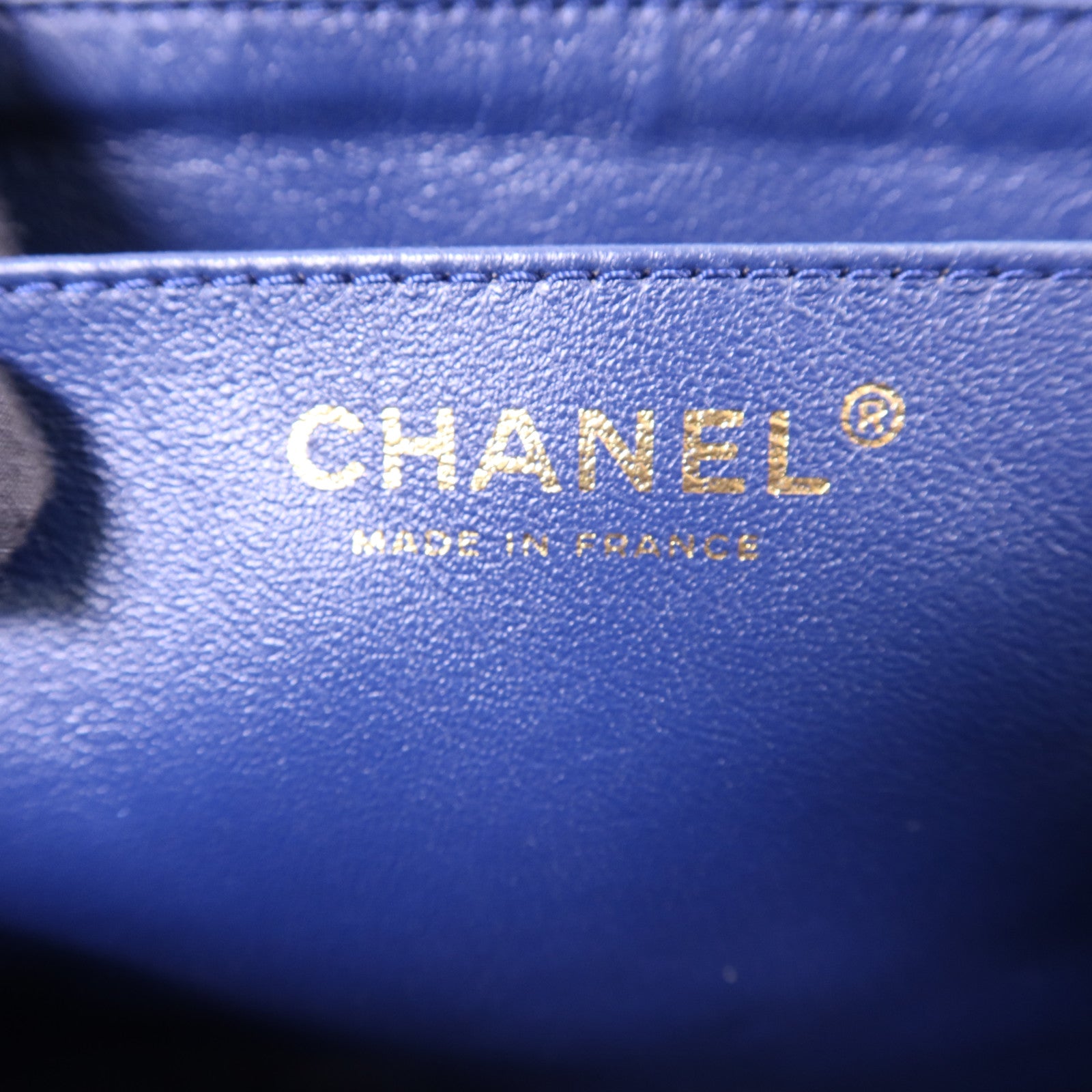 CHANEL 羊皮皮革Single Flap Bag金扣鏈帶手挽肩背兩用袋