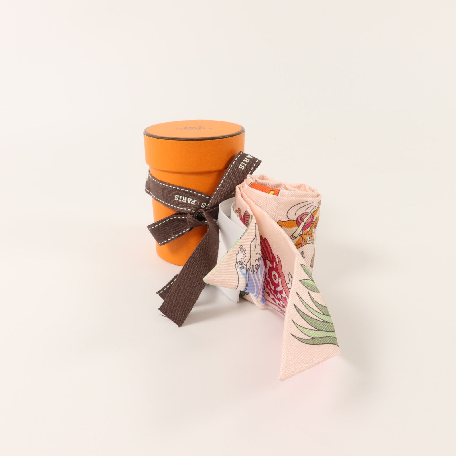HERMES 絲質Twilly絲巾