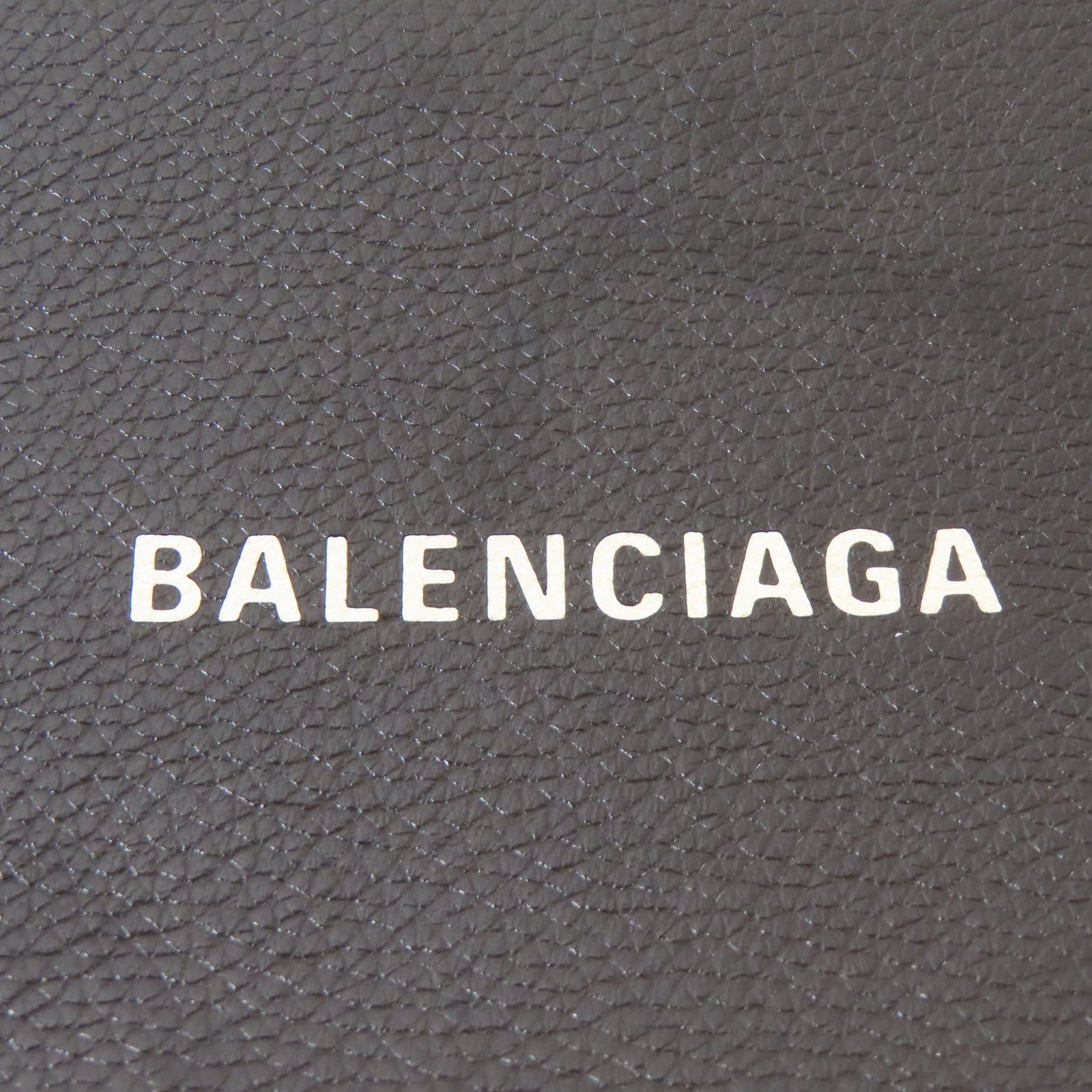 BALENCIAGA 牛皮皮革Clutch銀扣手拿包黑色