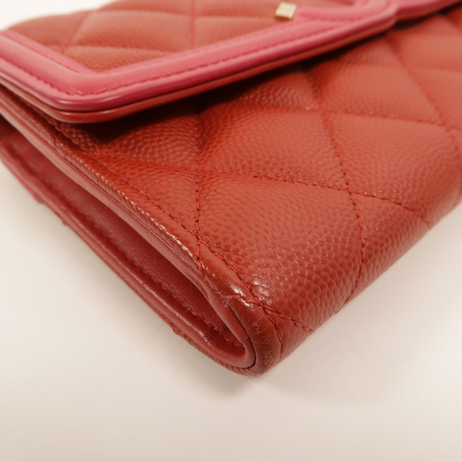 CHANEL 牛皮皮革CC Filigree Flap Wallet長錢包