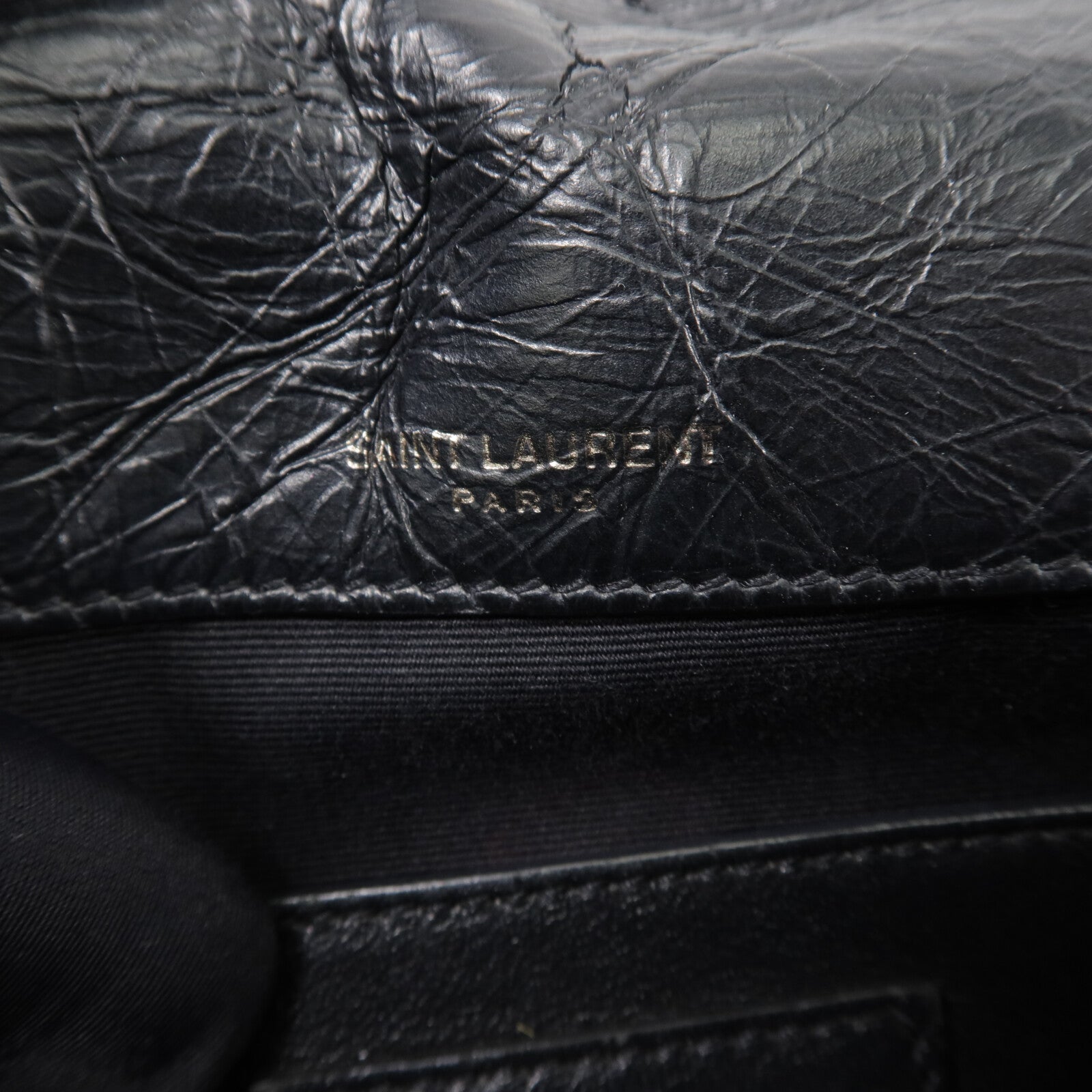 SAINT LAURENT 牛皮皮革Mini Niki鏈帶肩背袋