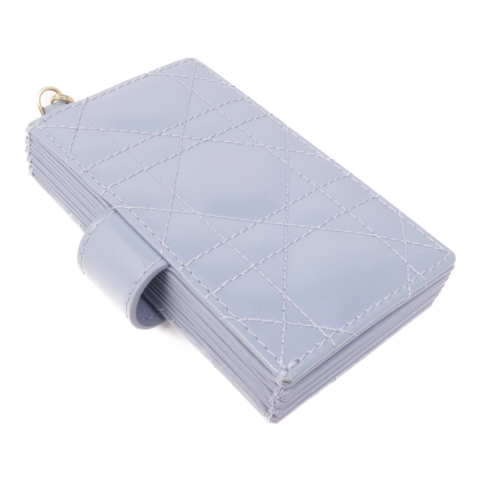 Dior 漆皮皮革Card Case金扣卡片套