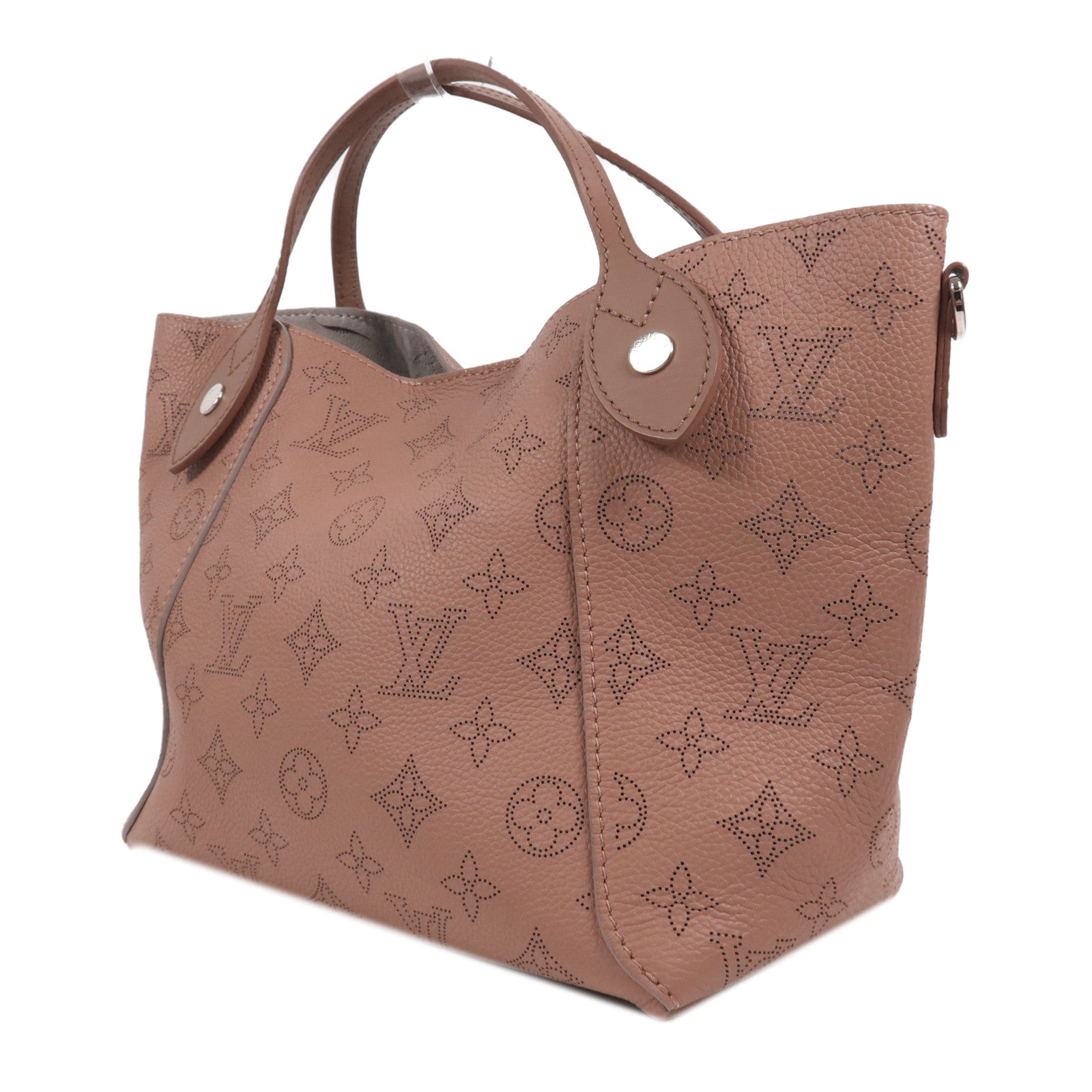 LOUIS VUITTON Monogram Mahina Hina PM銀扣手挽肩背兩用袋