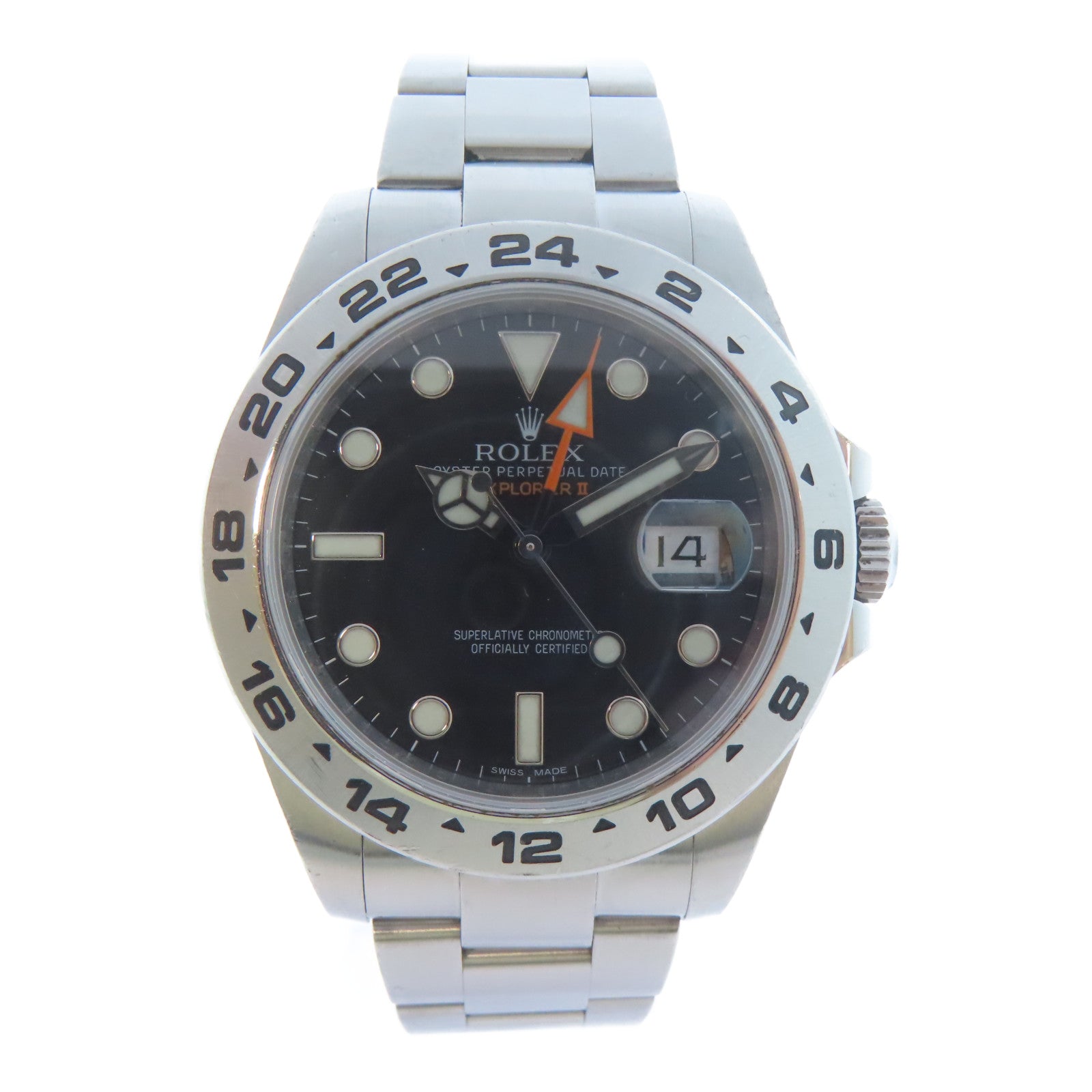 ROLEX Exporer II不鏽鋼手錶自動機芯黑色