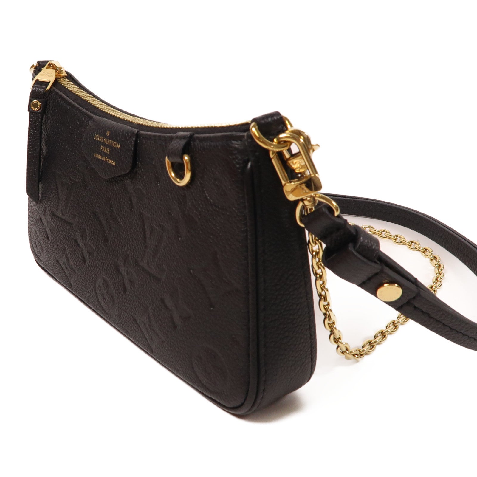 LOUIS VUITTON LV GHW Easy Pouch On Strap 2 Way Shoulder Bag M80349 Empreinte